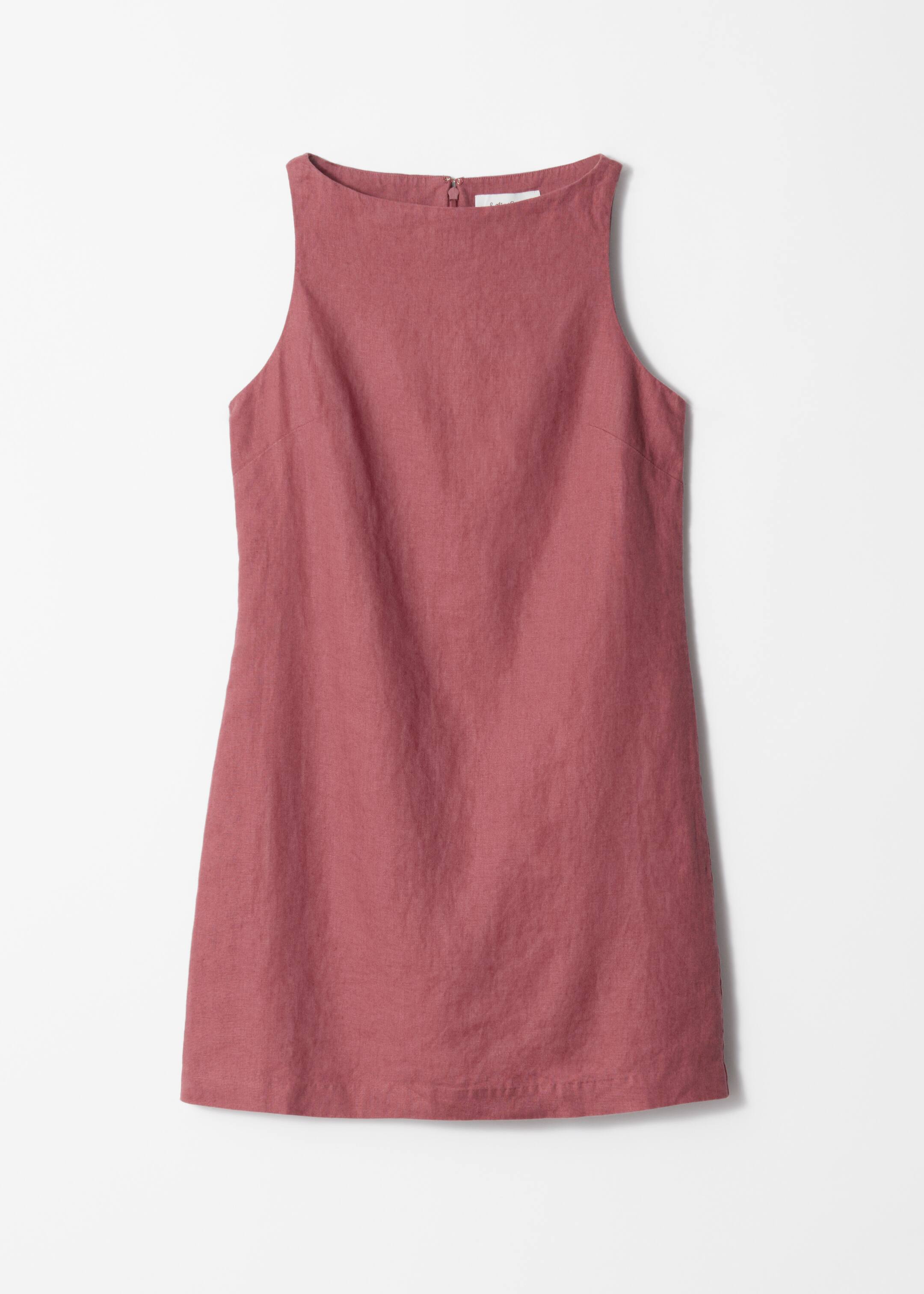 Vezi imaginea mai mare: Rochie mini din in - Mauve - FEMEI | H&M RO 5
