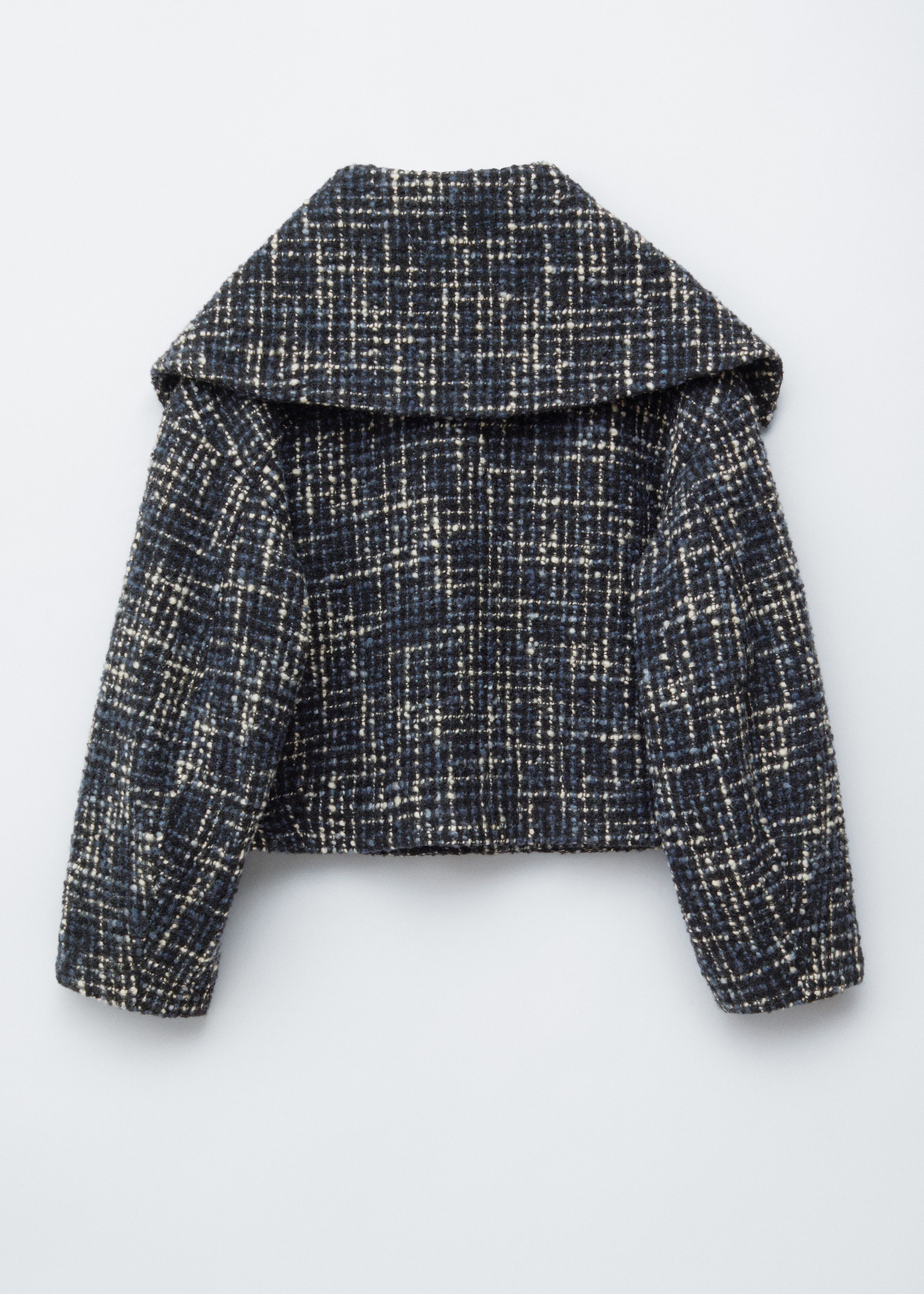 Cropped Wool Jacket - Black/Blue - Jackets - & Other Stories US