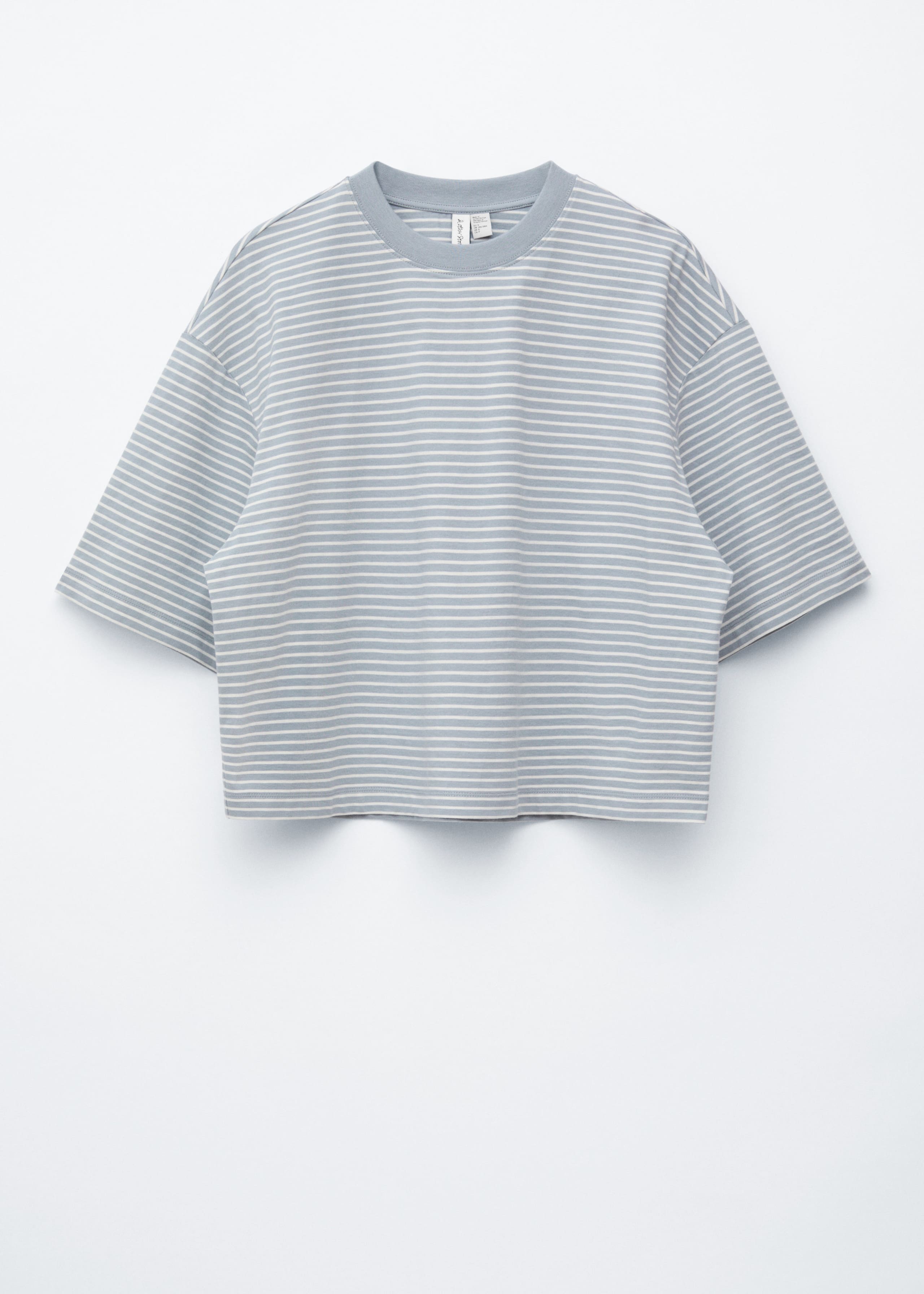 Image of Gestreiftes T-Shirt aus Baumwolle