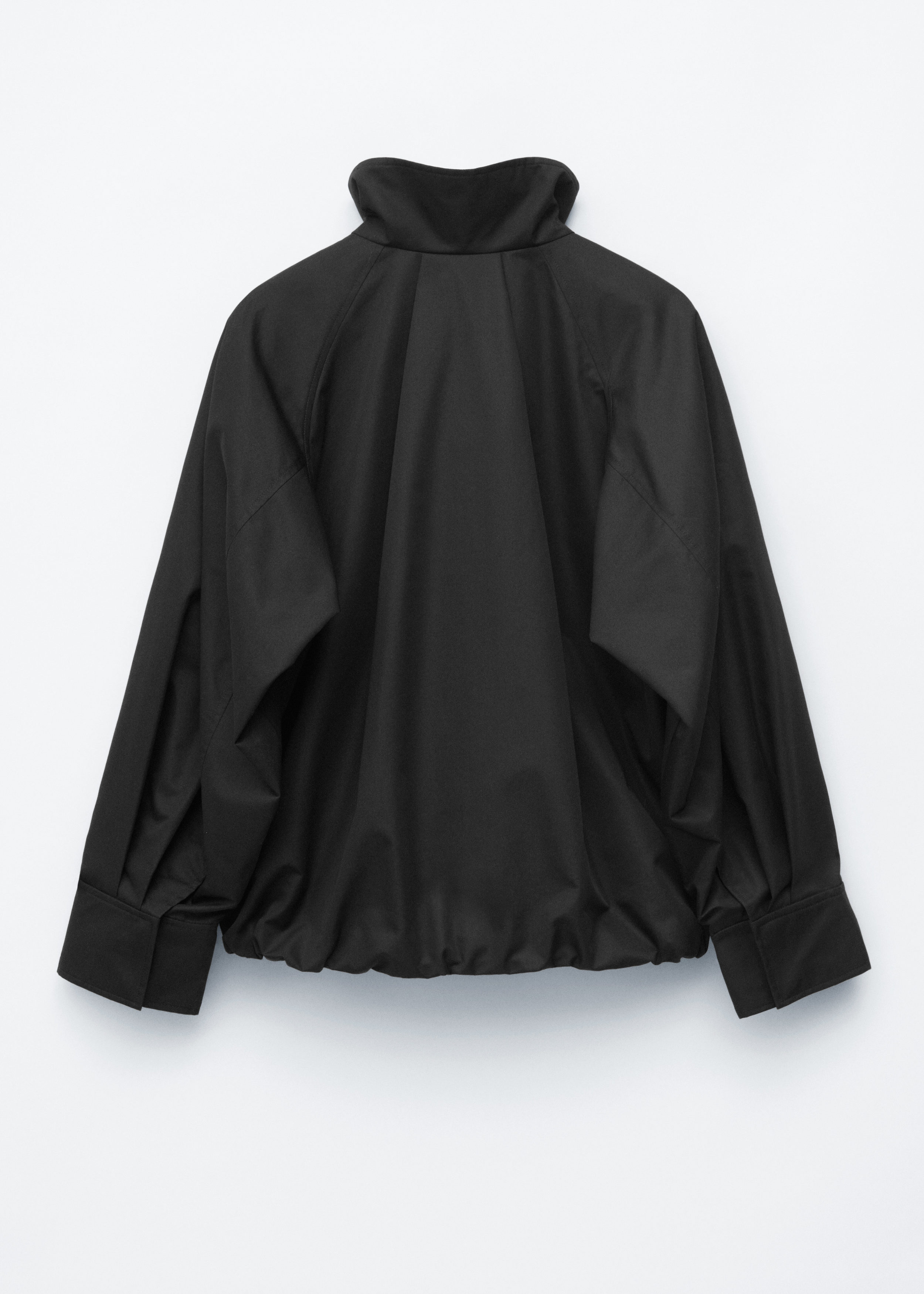 Zip-Up Twill Jacket - Black - Jackets - & Other Stories US