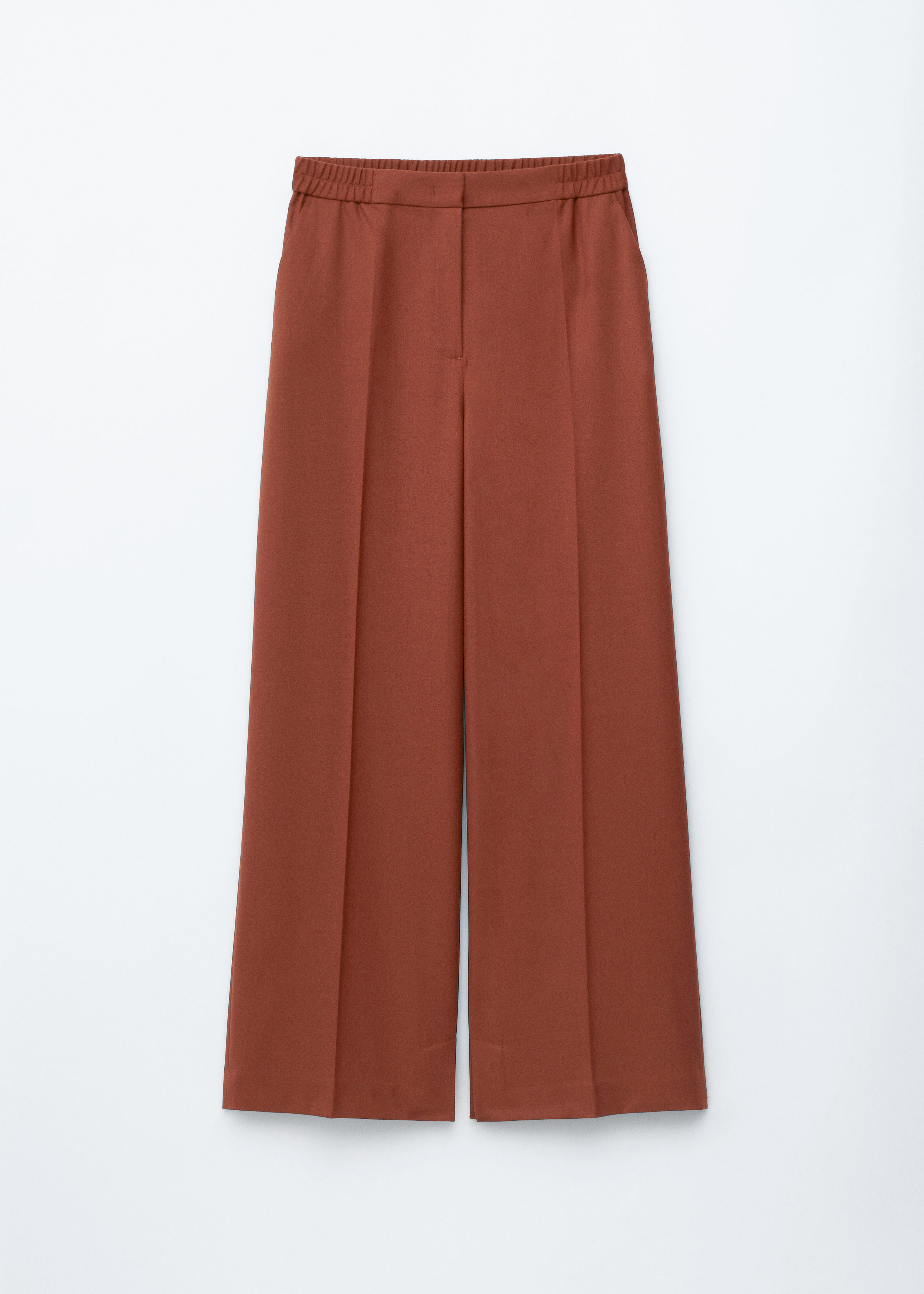 Wool Press-Crease Trousers