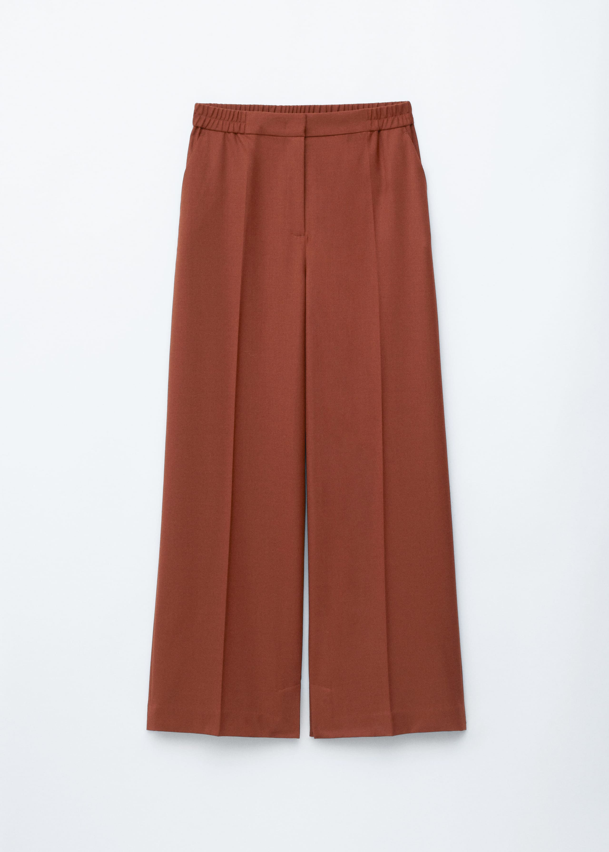 Image of Wool Press-Crease Trousers