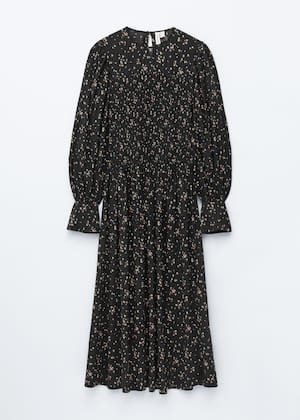 Black/Floral Pattern