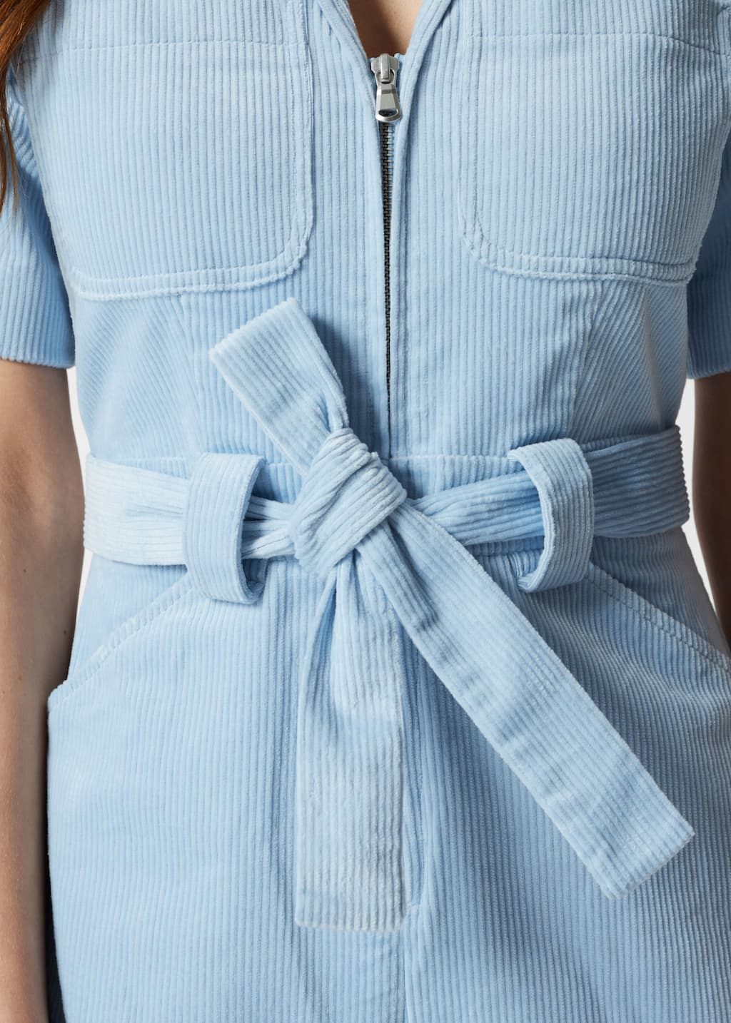 Image of Cord-Jumpsuit mit Gürtel