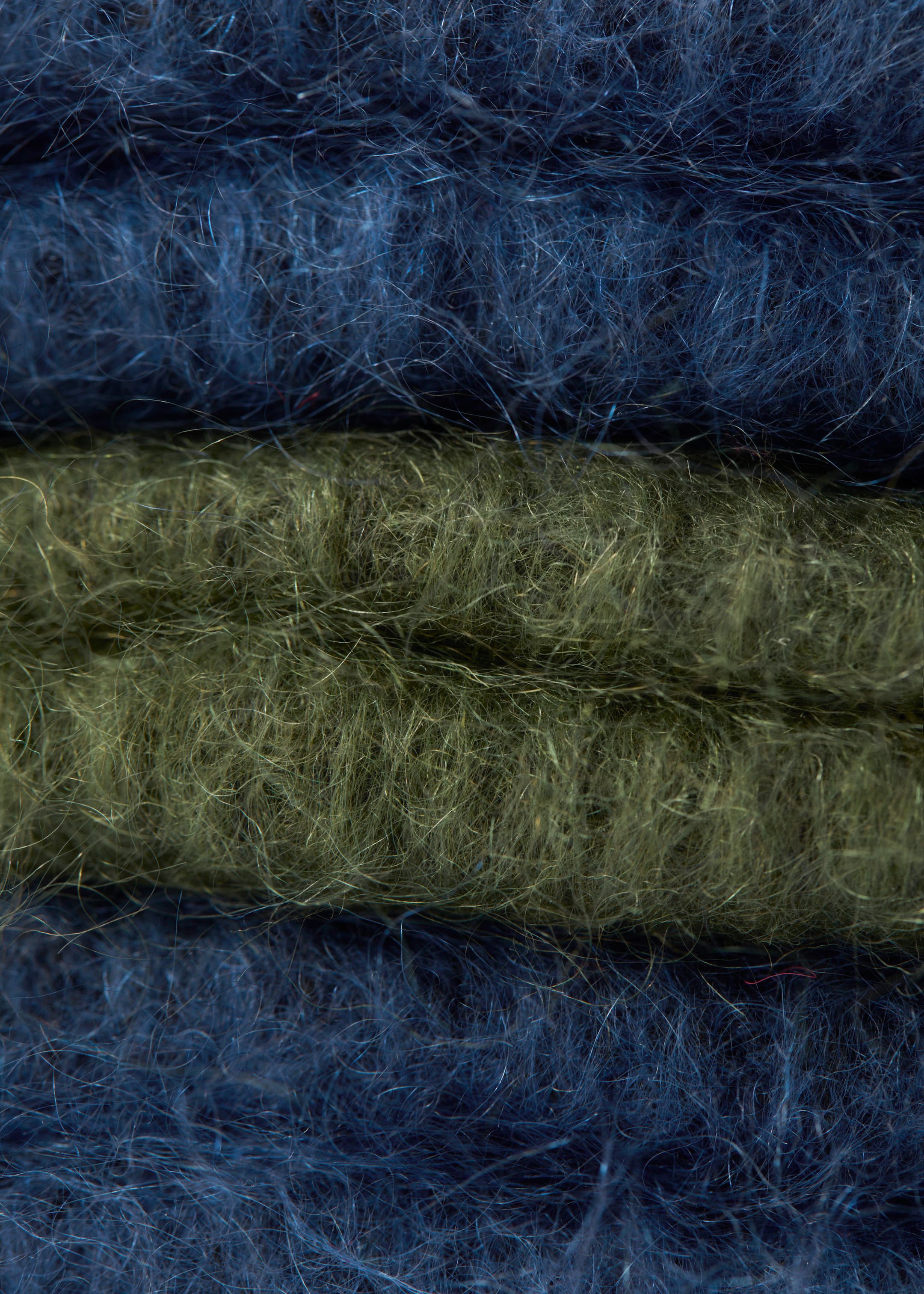 Visualizza immagine più grande: Brushed Mohair-Blend Beanie - Blu scuro - DONNA | H&M IT 3