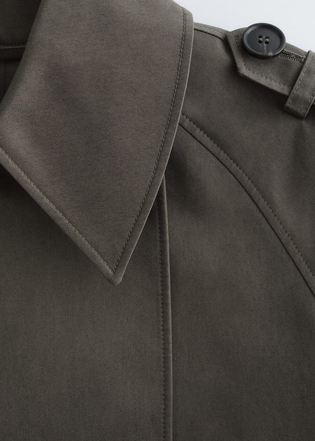 Image of Double-Breasted Trench Jacket