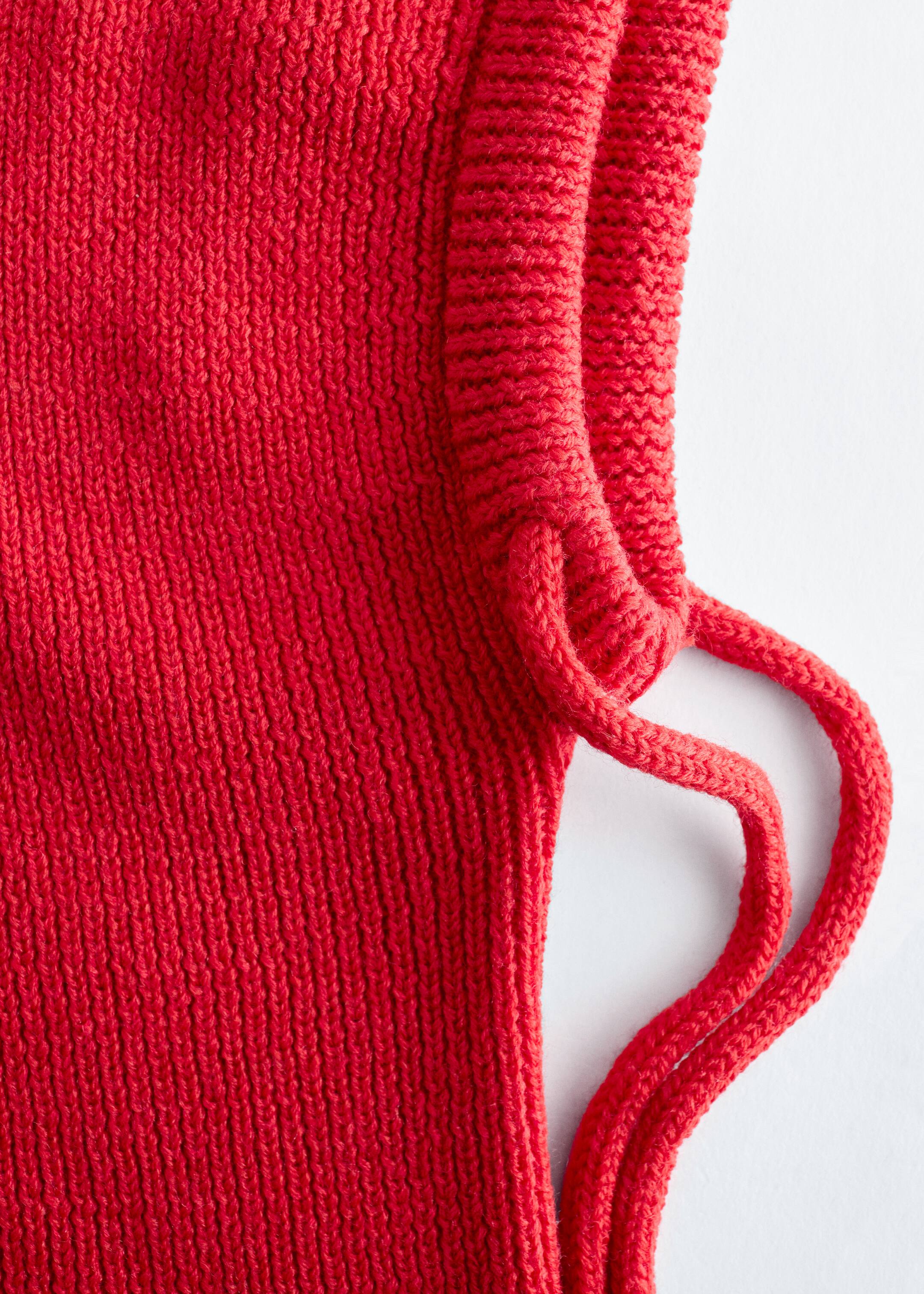 Visa större bild: Oversized balaklava i ull - Red - DAM | H&M SE 3