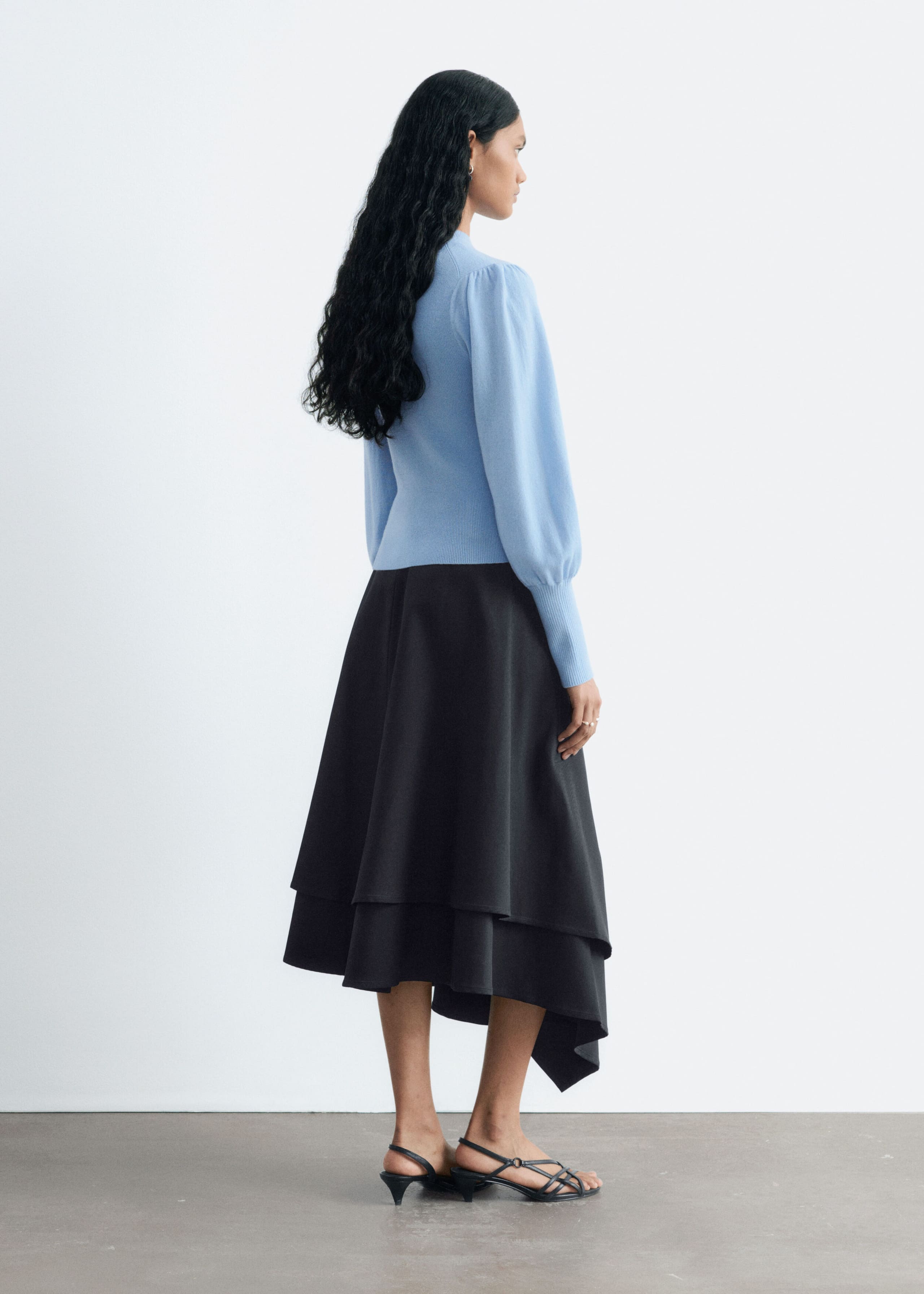 Wollen top - Lichtblauw - Lookbook