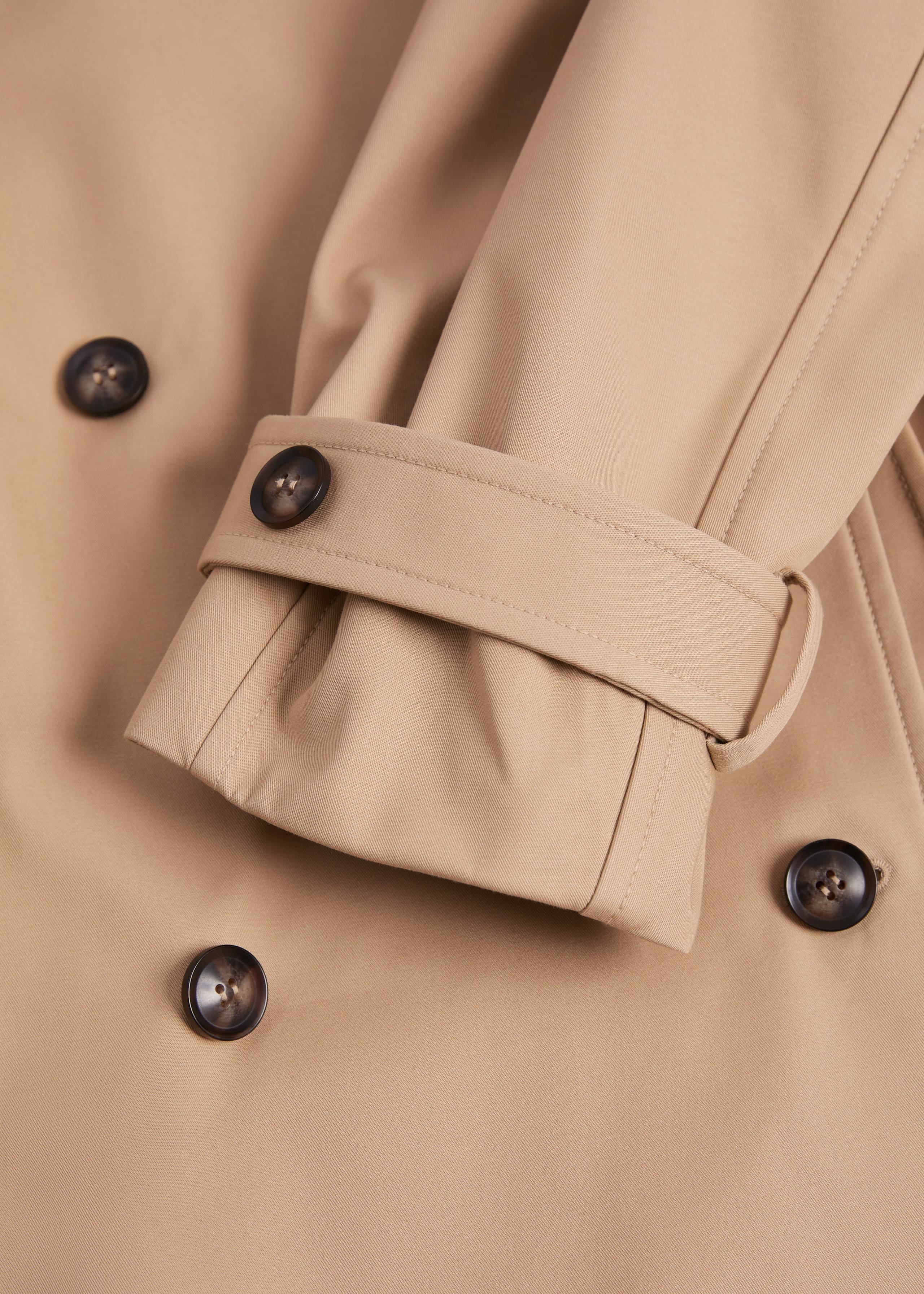 Image of Oversized Wide Sleeve Trench Coat