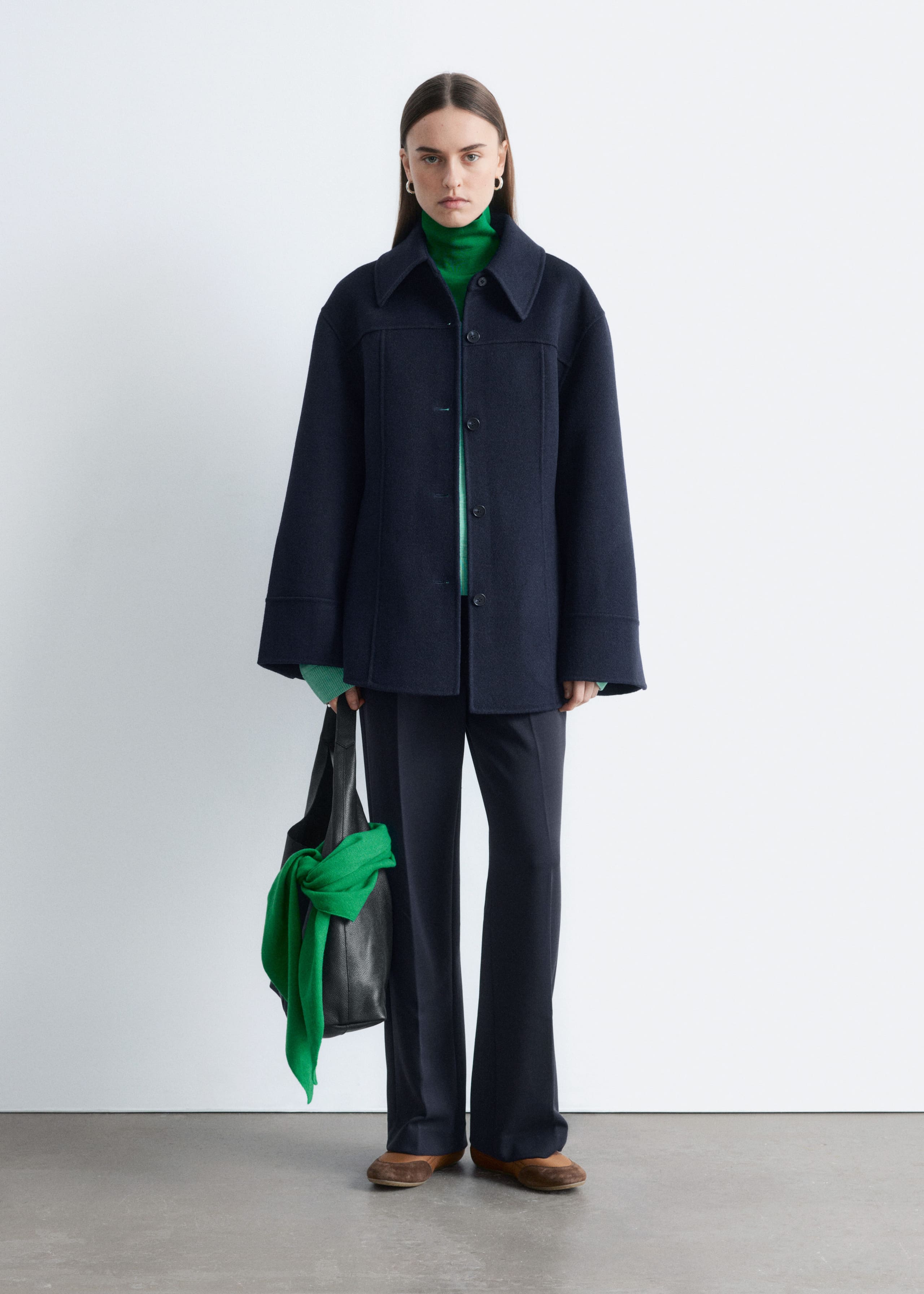 Image of Tapered Wool Jacket