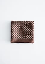Brown/Geometric Print