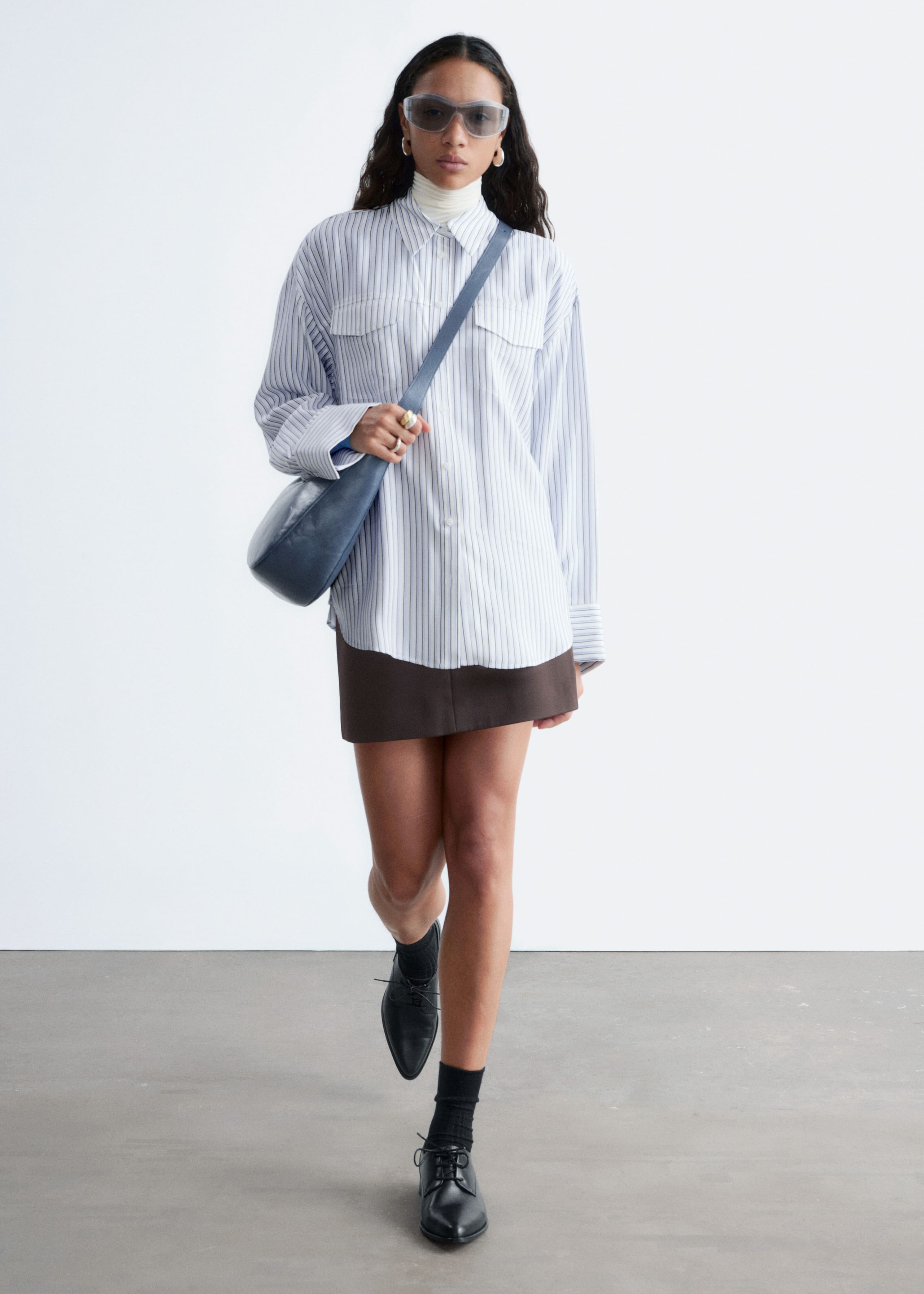 Image of Striped Patch-Pocket Shirt