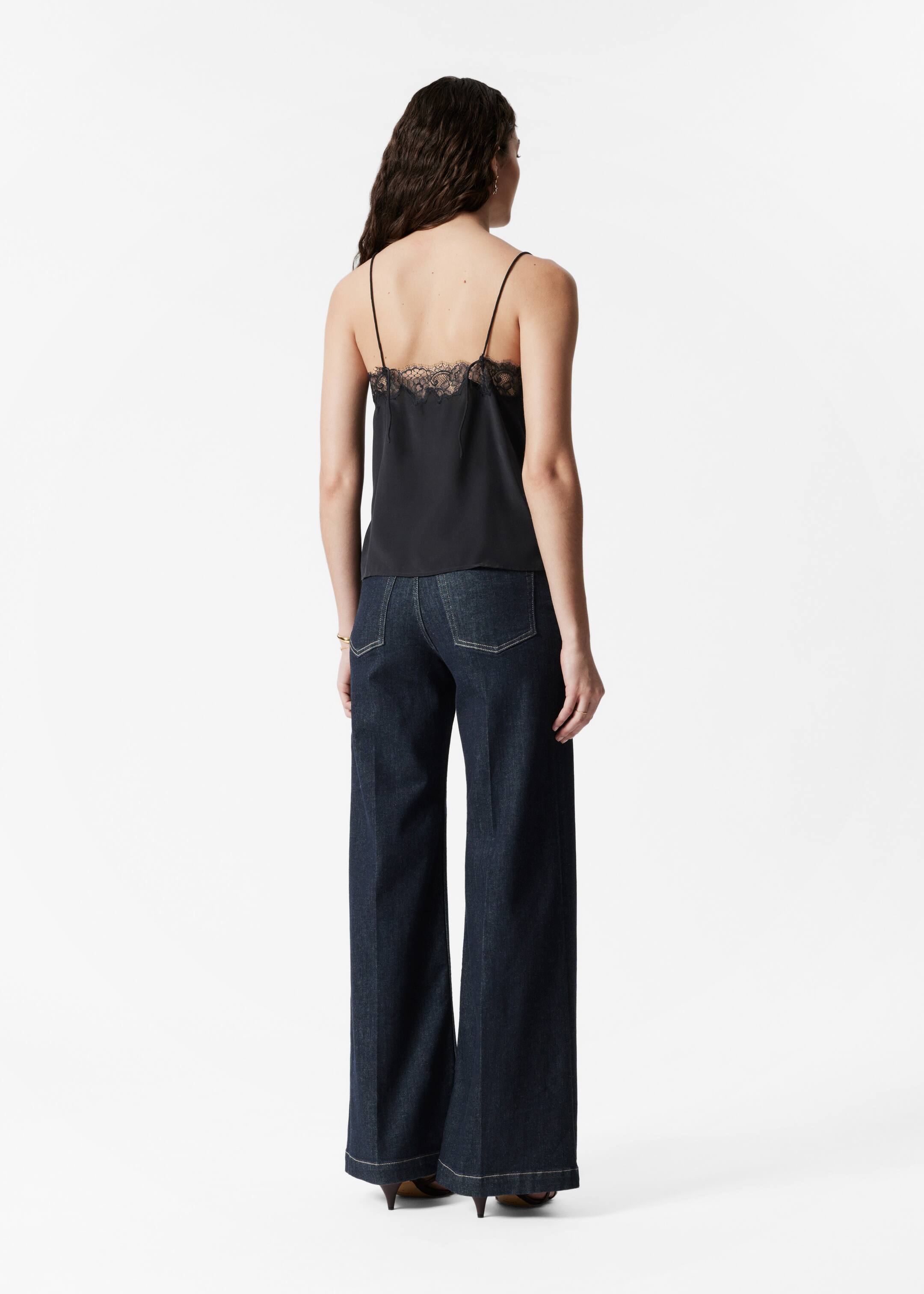 Grotere afbeelding bekijken: Zijden hemdje - Zwart - DAMES | H&M NL 5