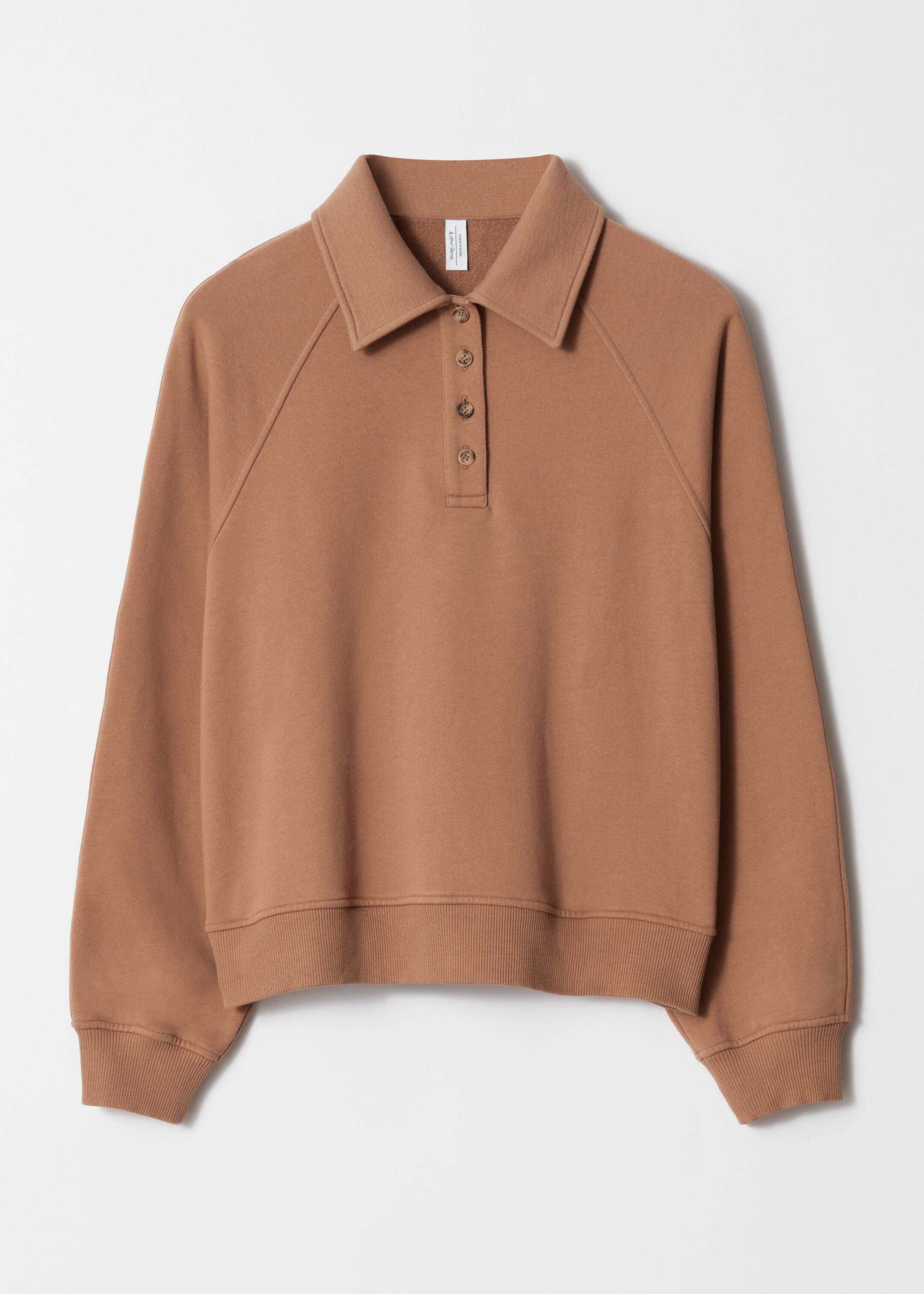 Vezi imaginea mai mare: Hanorac polo cu guler - Maro - FEMEI | H&M RO 1