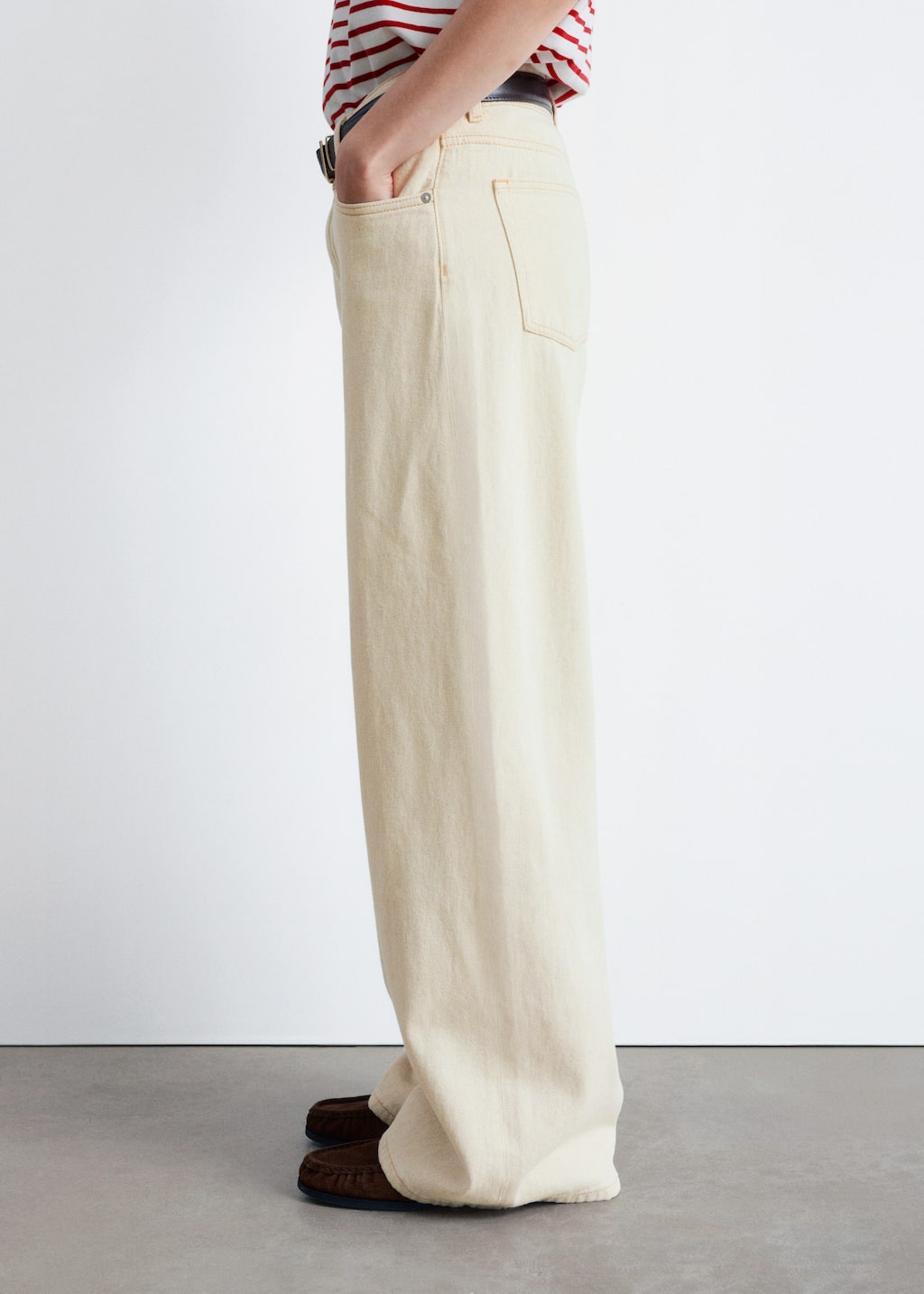 Image of Relaxed Wide-Leg Jeans