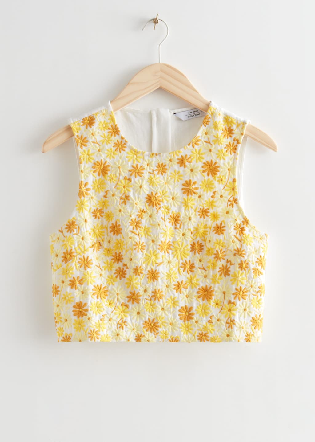 Relaxed Tank Top - Orange Checks - Natura morta