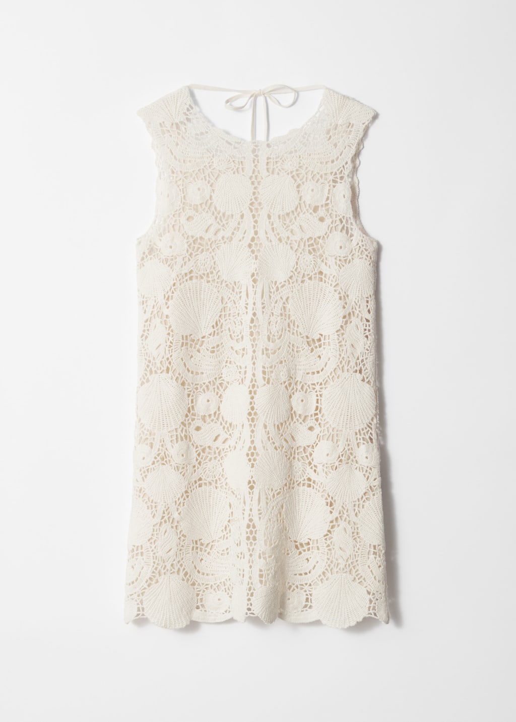 Image of Robe courte crochetée