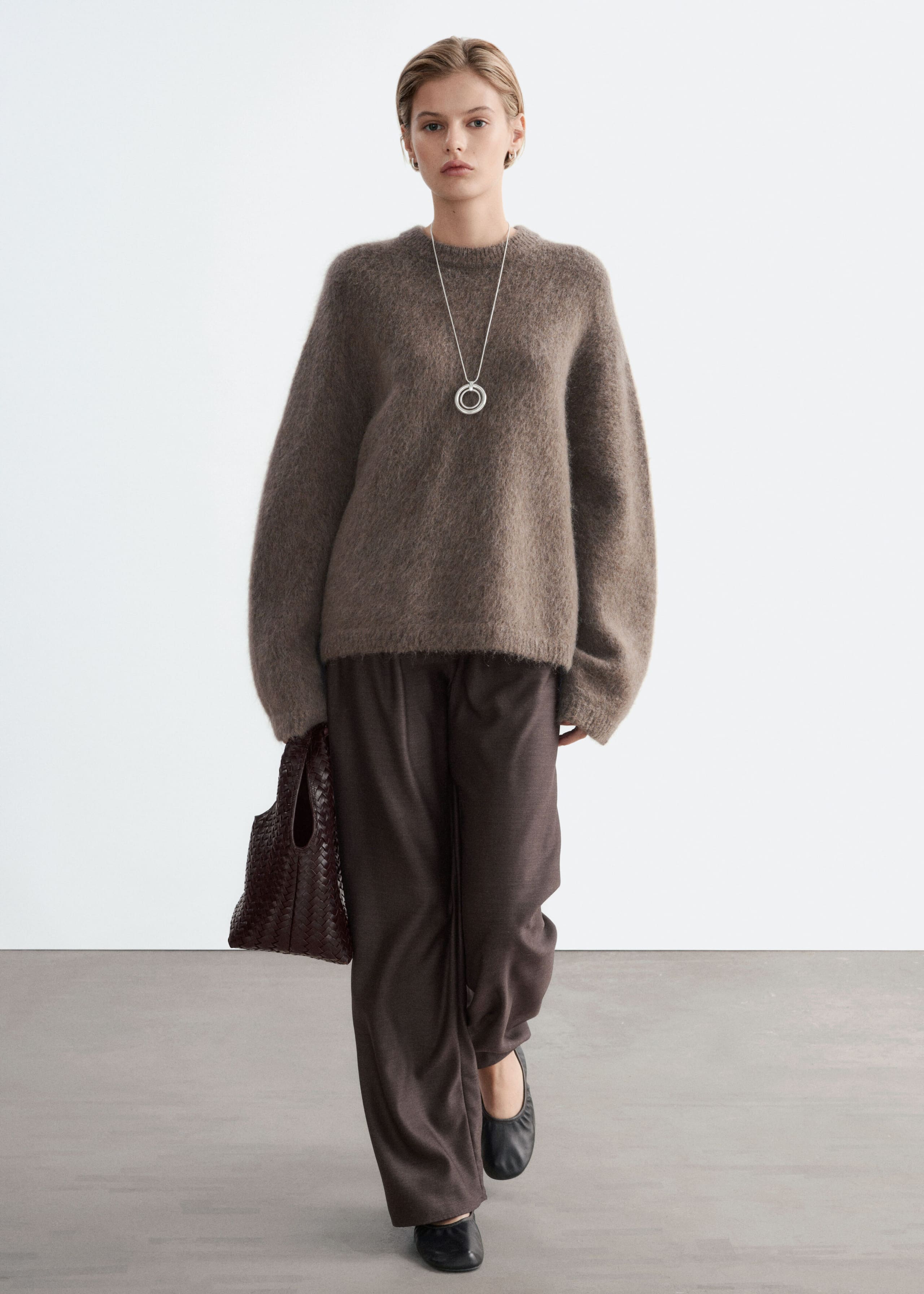 Mohair-Blend Jumper - Mole - Lookbook