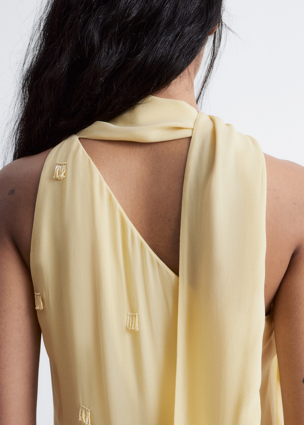 Image of Robe courte asymétrique