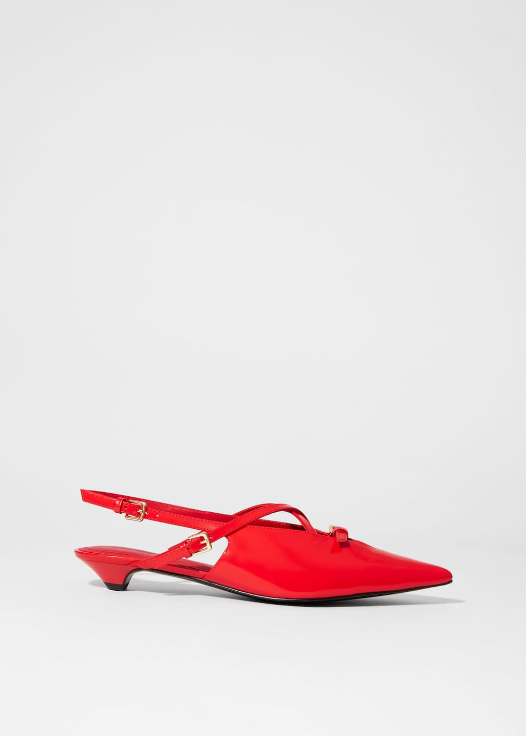 Image of Ballerines à boucles et brides arrière