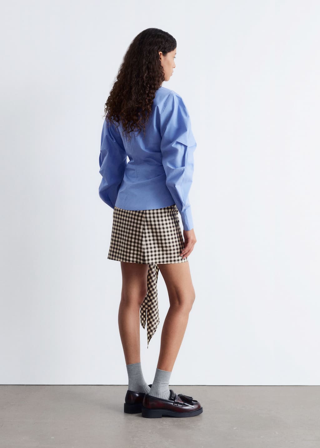 Image of Asymmetrical Cotton Shirt