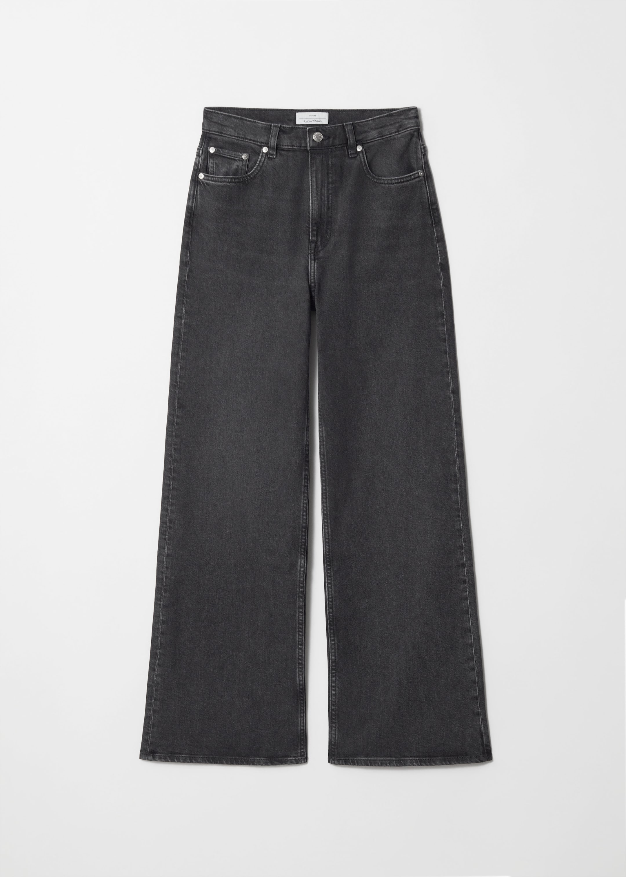 Zobrazit větší obrázek: Wide-Leg Jeans - Black - ŽENY | H&M CZ 1