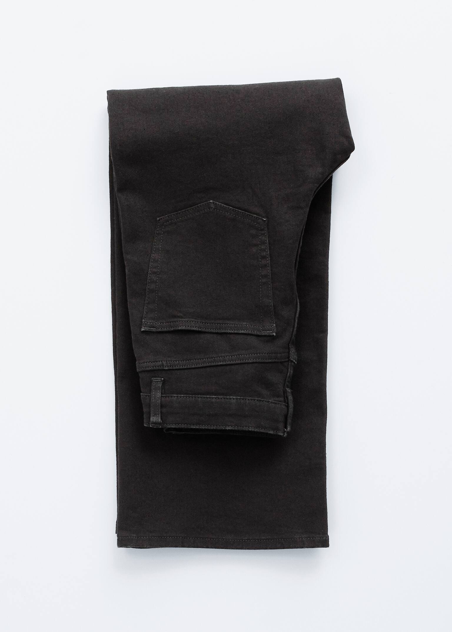 Jeans a gamba larga cropped - Nero/Azzurro/Blu medio/Bianco