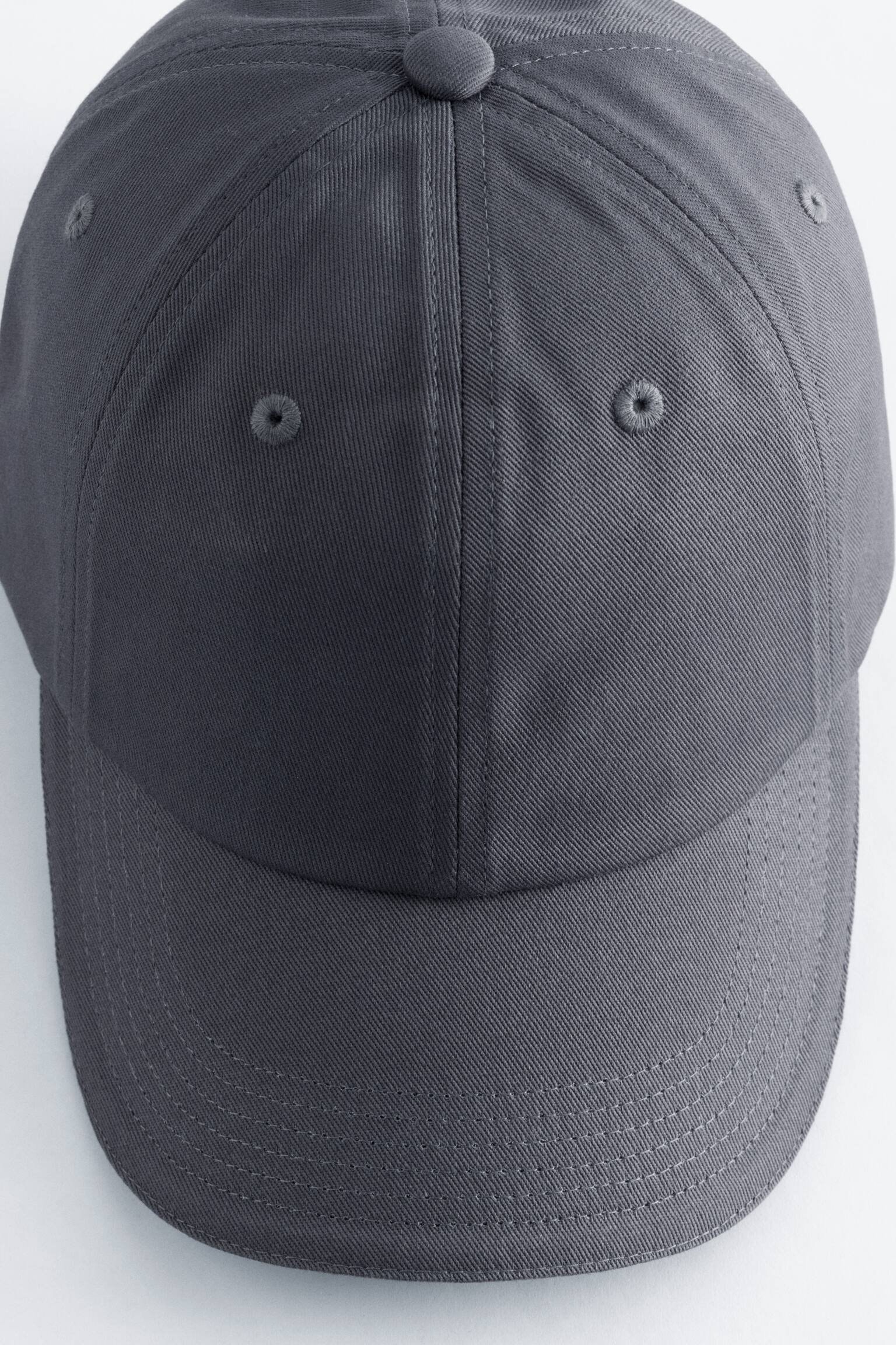 Baseballkeps i bomullstwill - Mörkgrå/Gul/Khakigrön/Mörkbrun/Grön/Himmelsblå - 2