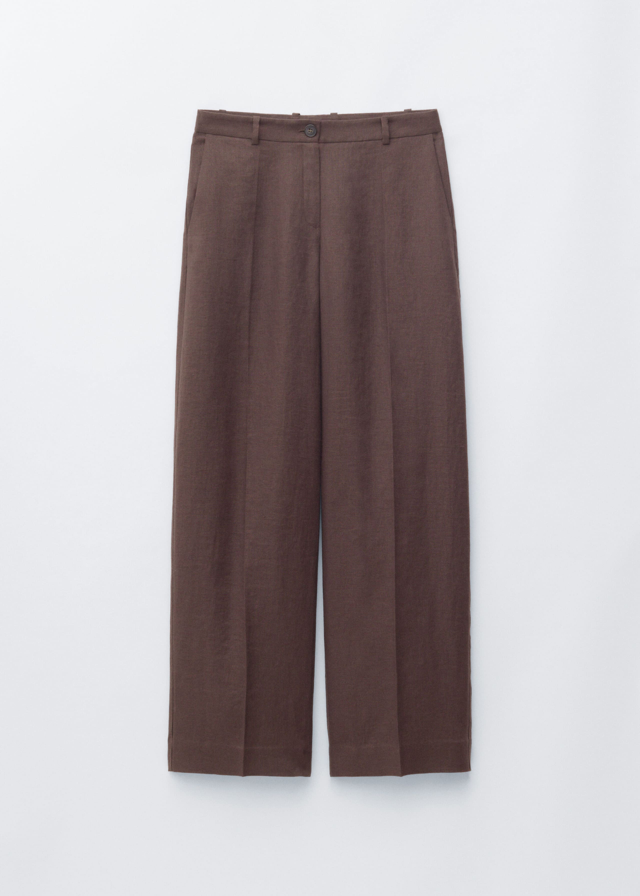 Image of Tailored Linen Trousers