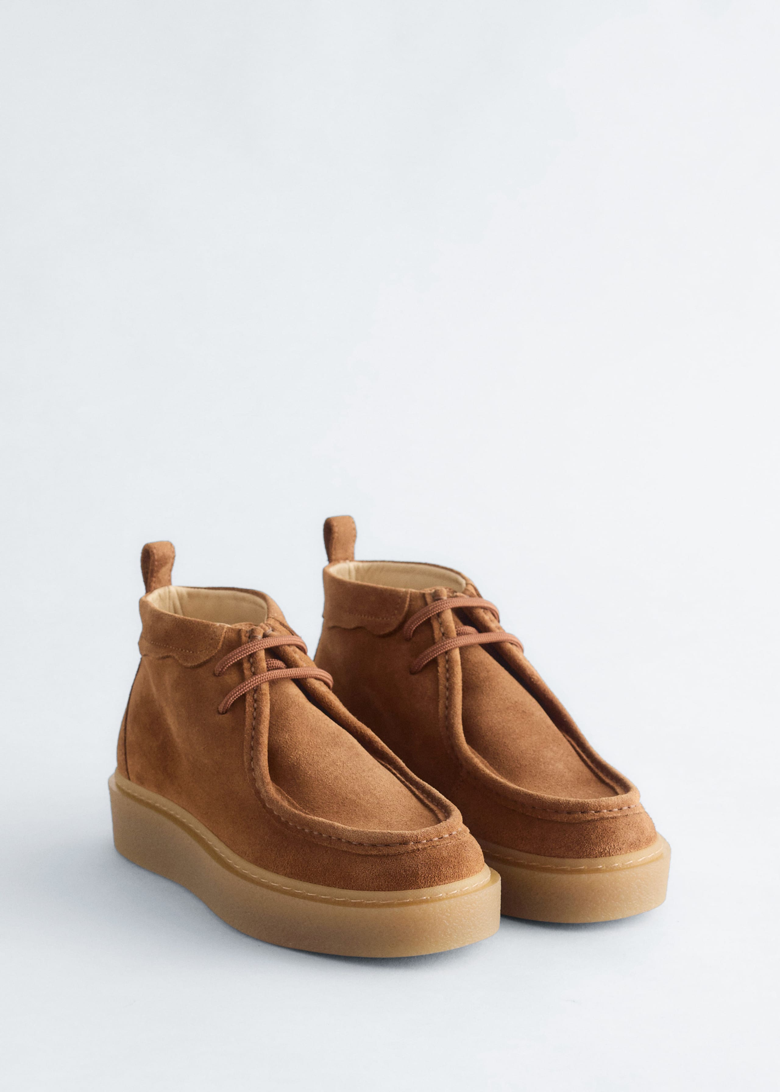 Image of Desert Boots aus Veloursleder mit Plateausohle