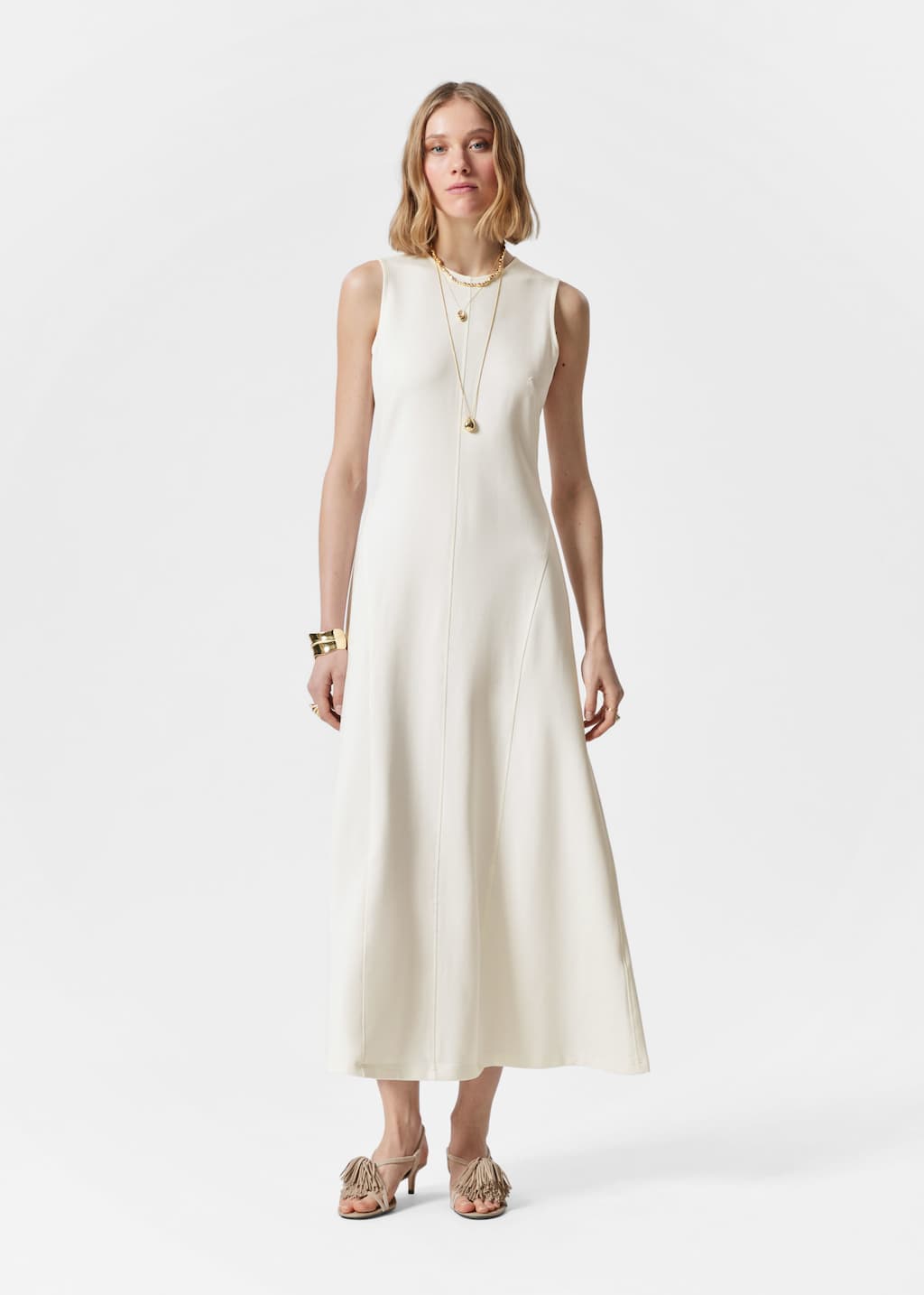 A-Line Maxi Dress - Black - Lookbook