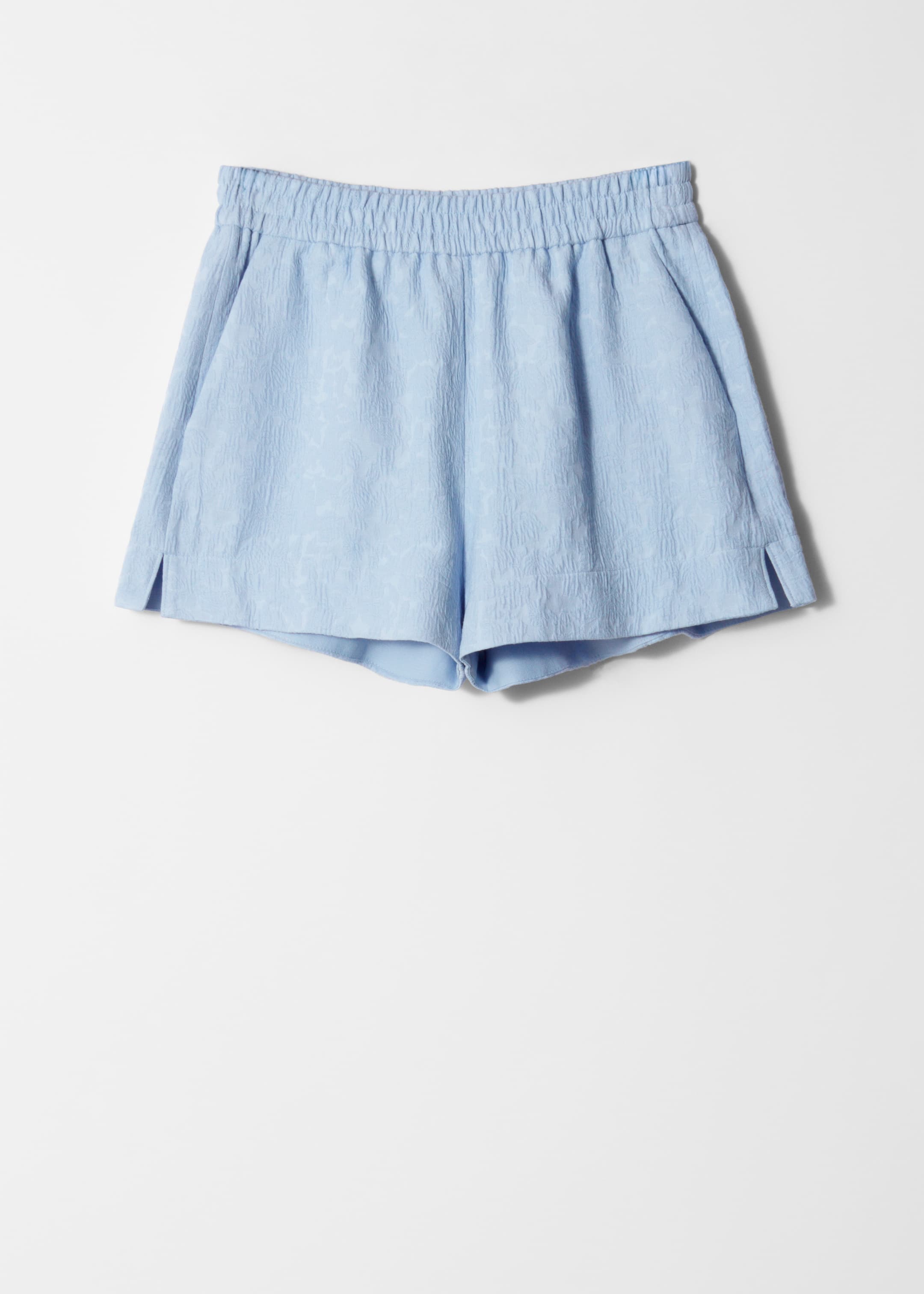 View larger image: Pull-On Jacquard Shorts - Light Blue - Ladies | H&M GB 5