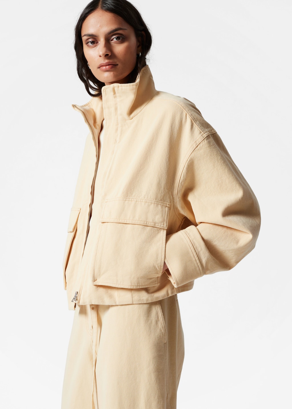 Image of Jacke mit aufgesetzten Taschen
