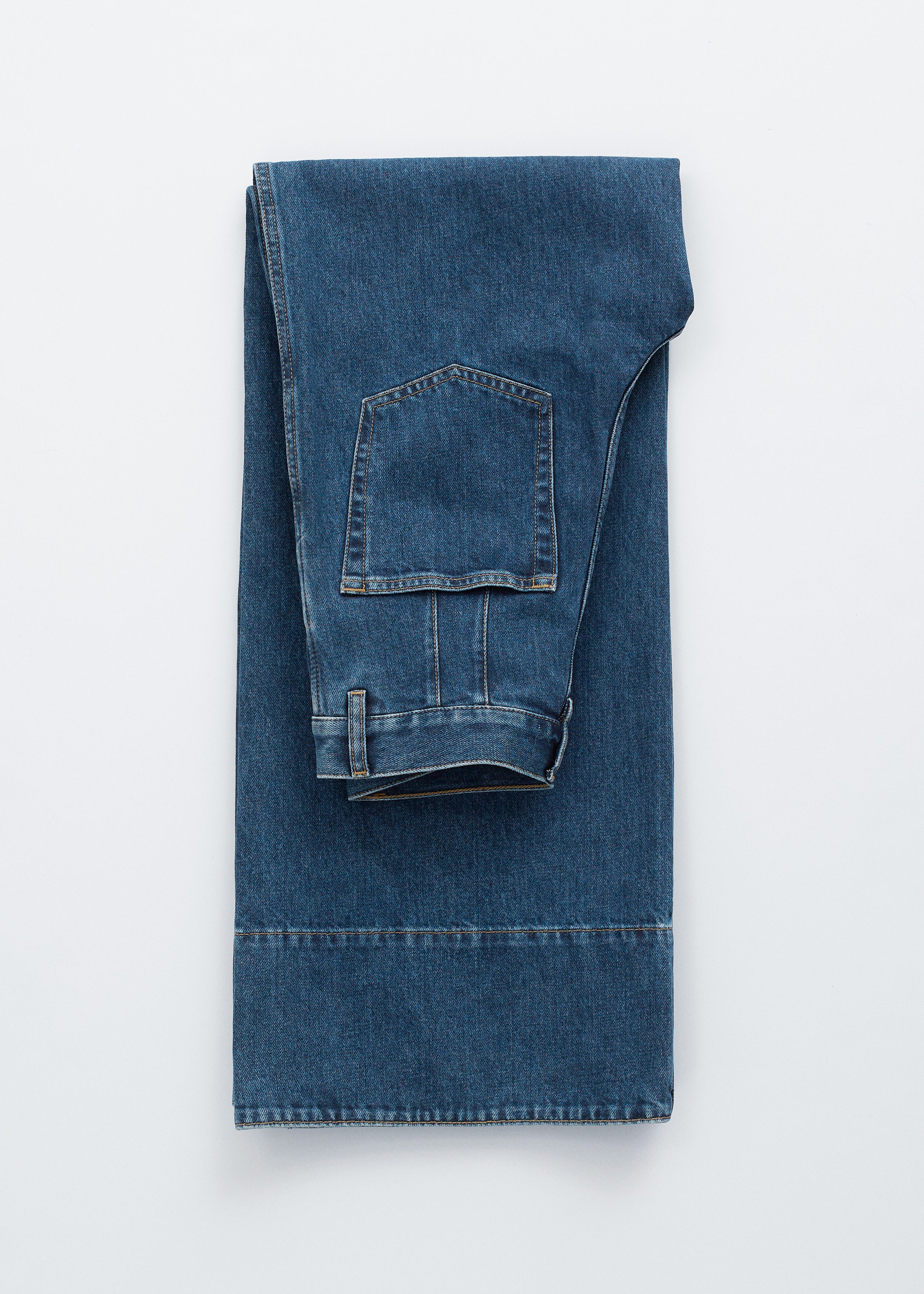 Image of Jeans lunghi a gamba larga