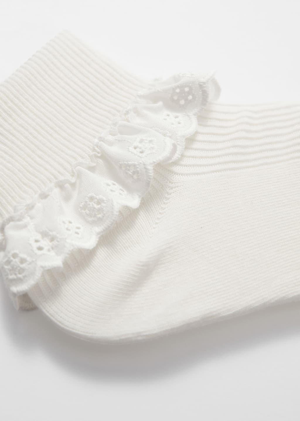 Image of Embroidered Frill Socks