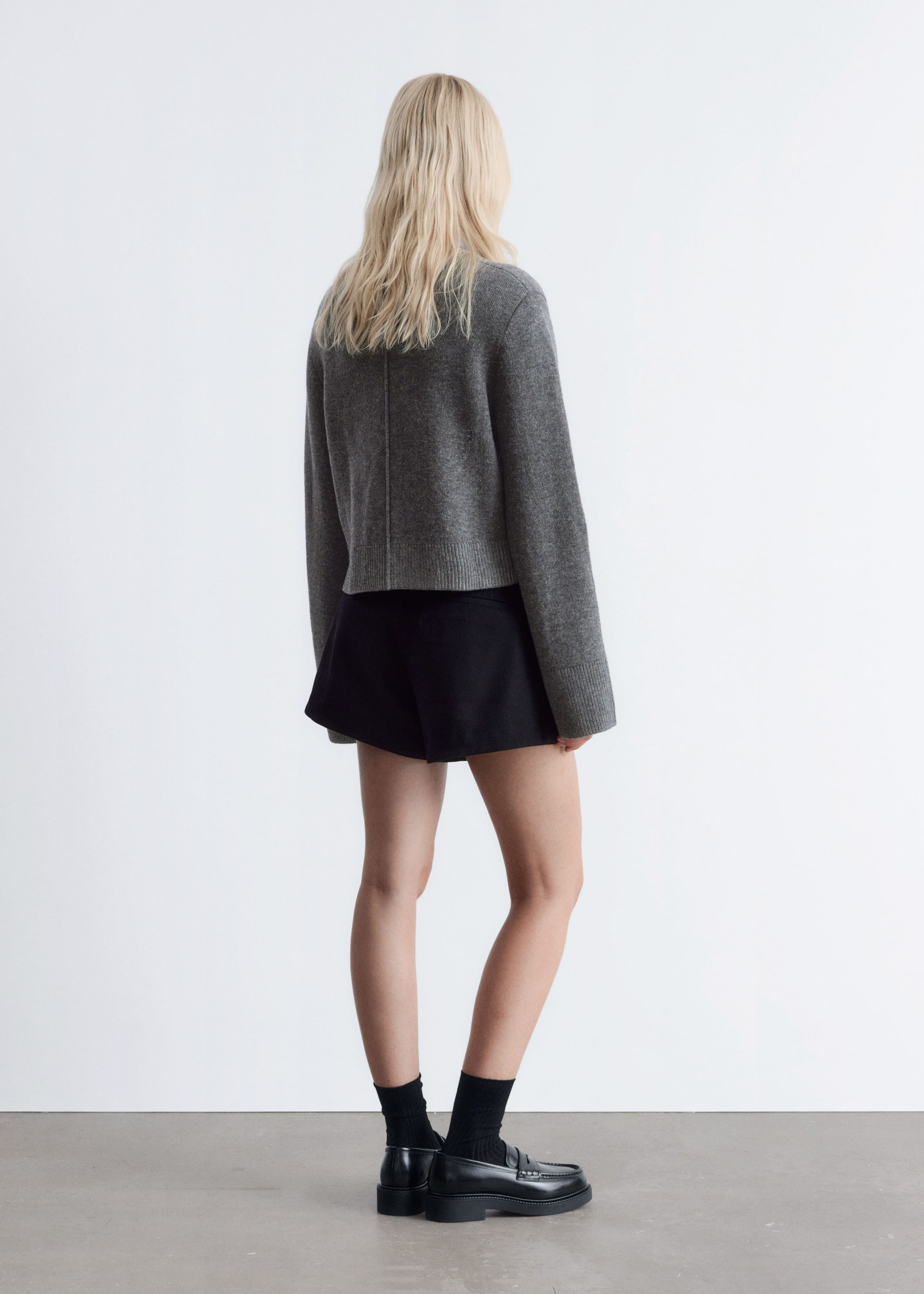 Image of Cropped Boxy Cardigan