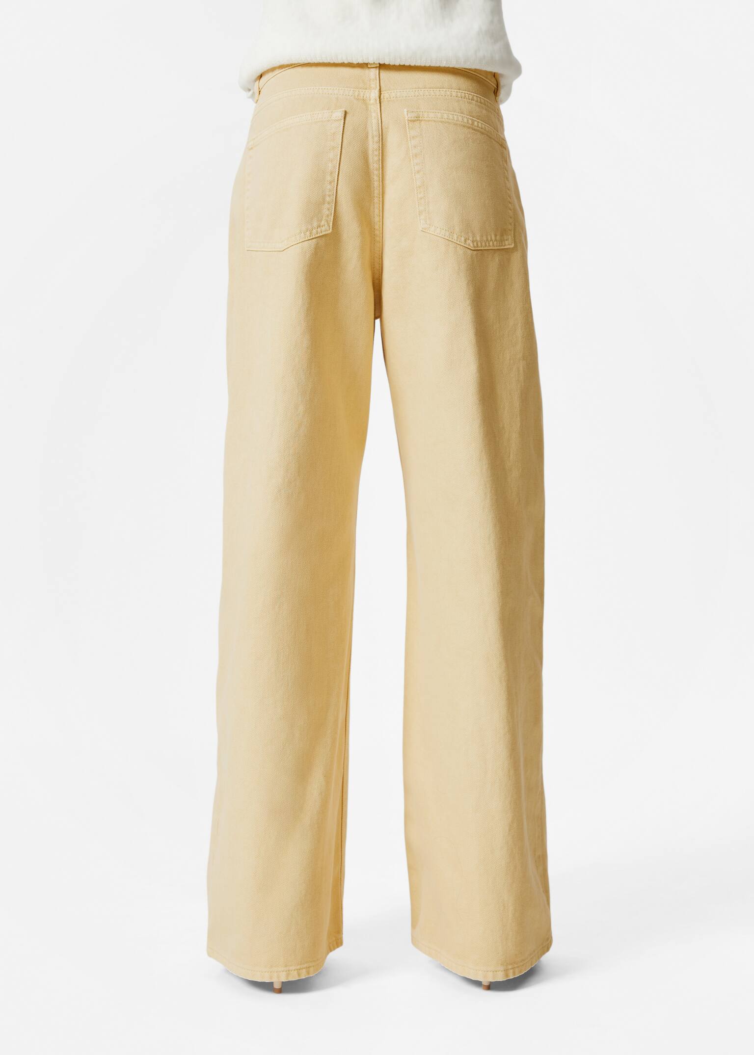 Jean large - Jaune clair/Vert kaki/Brun rouille/Beige/Noir - 7