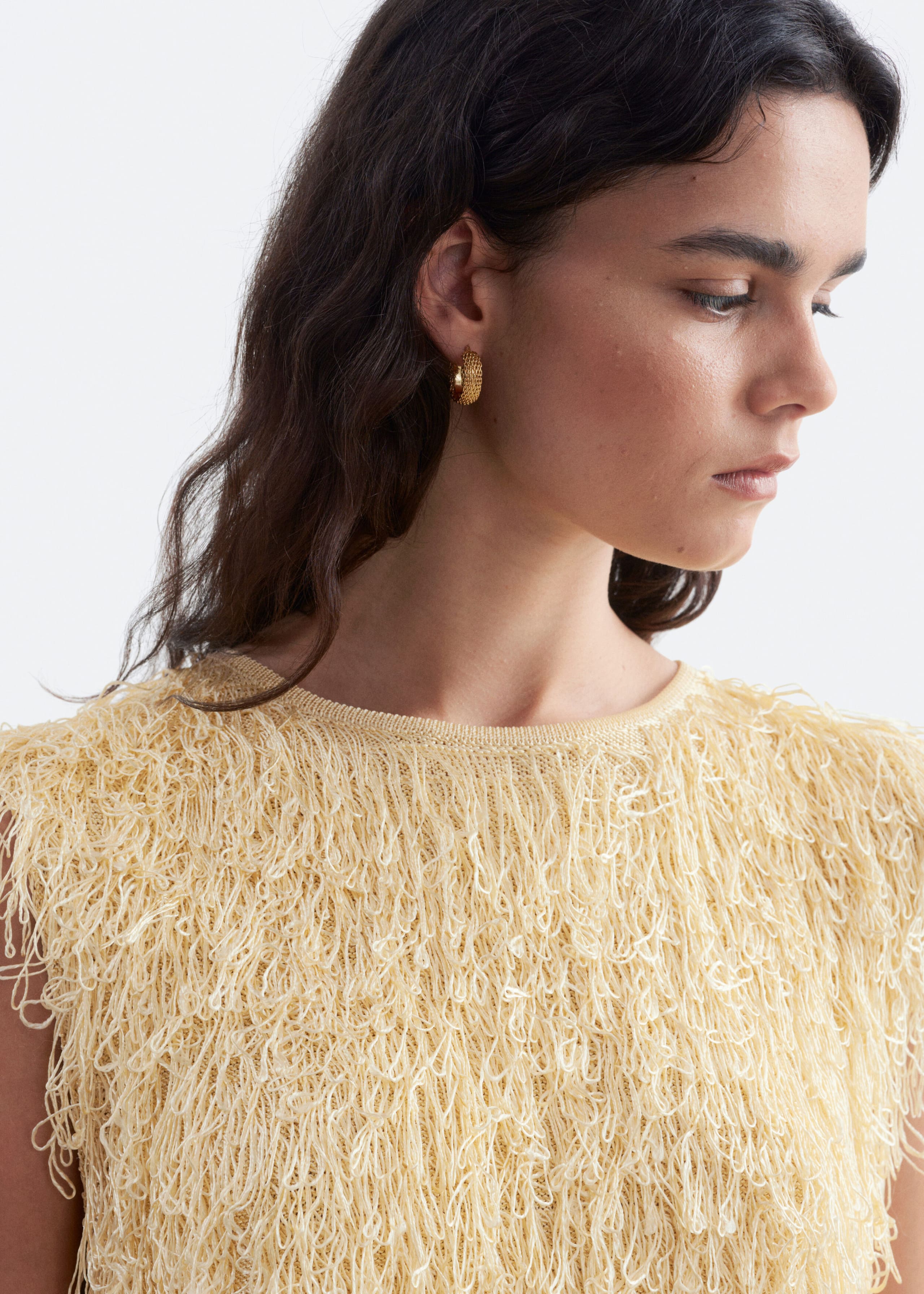 Fringed Top - Cream - Still Life