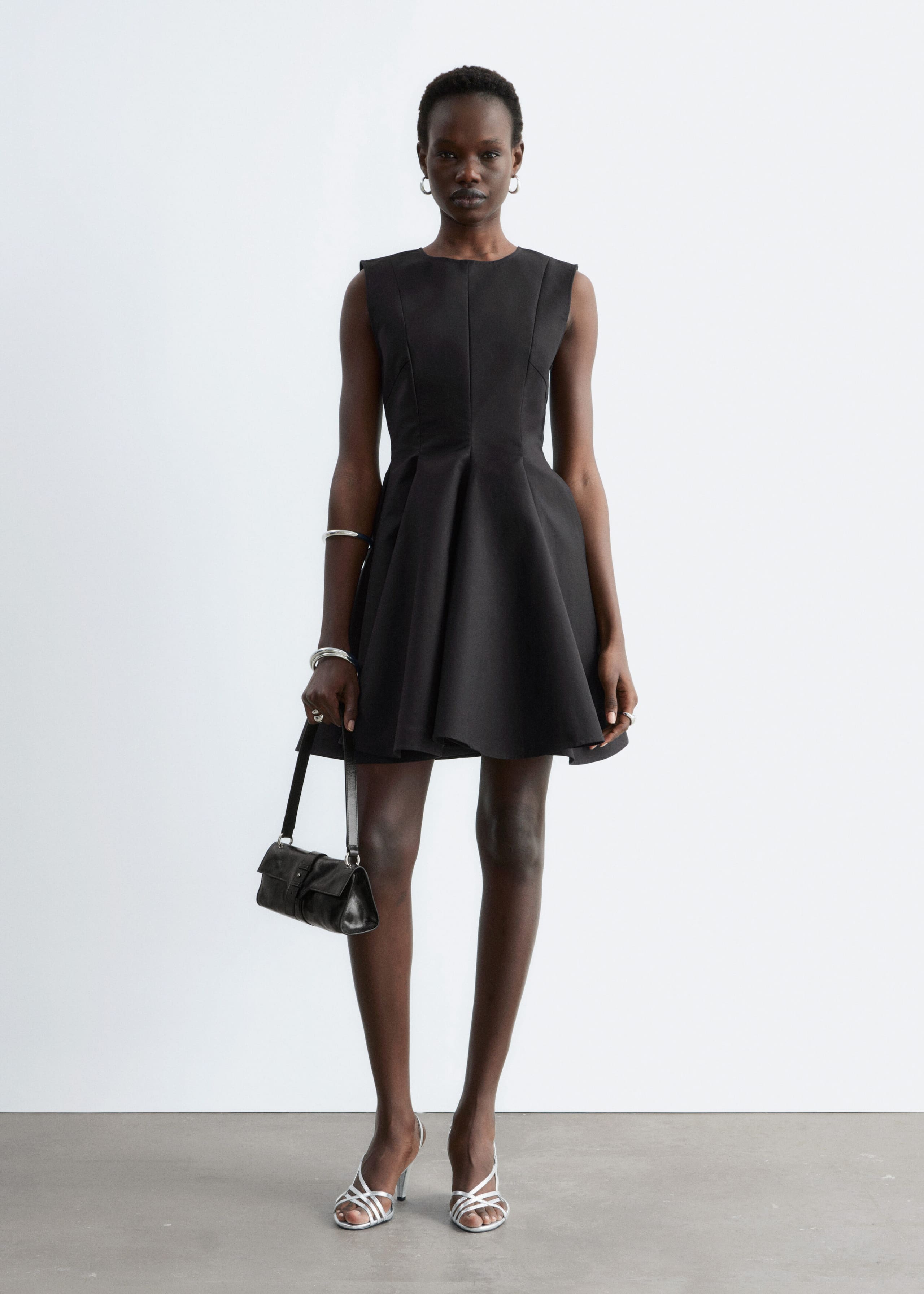 Image of Minikleid mit Falten