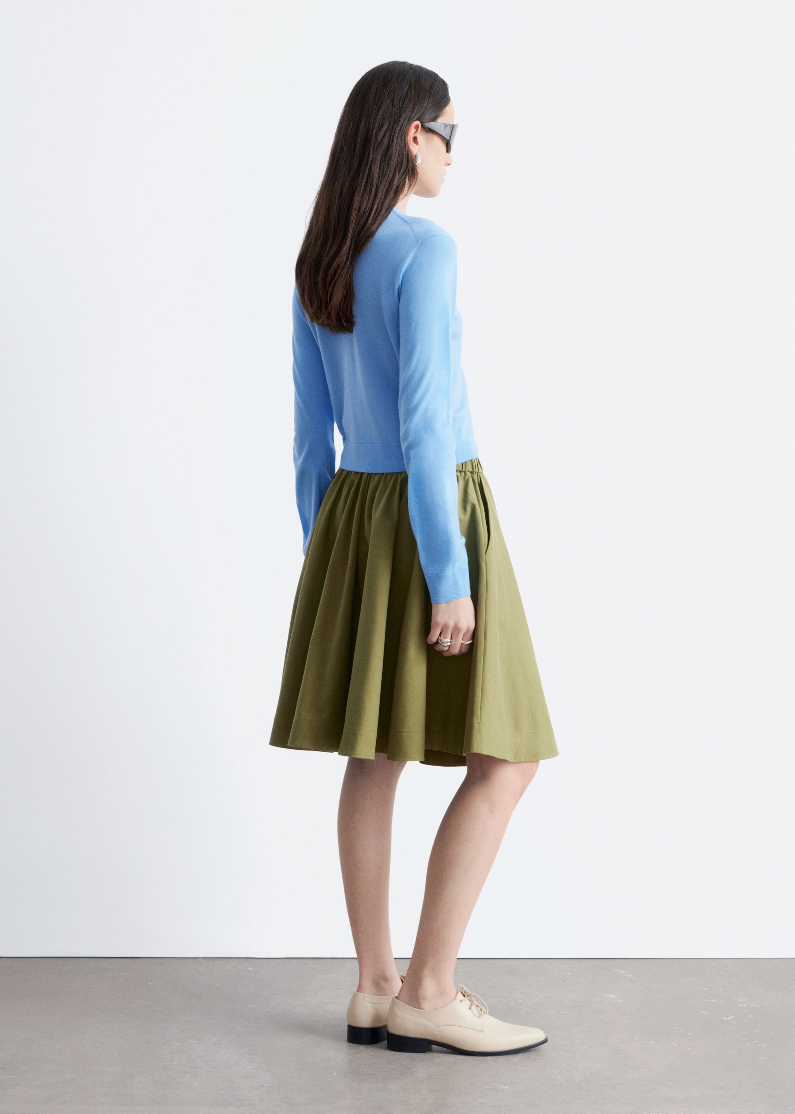 Image of Cropped Cashmere Cardigan