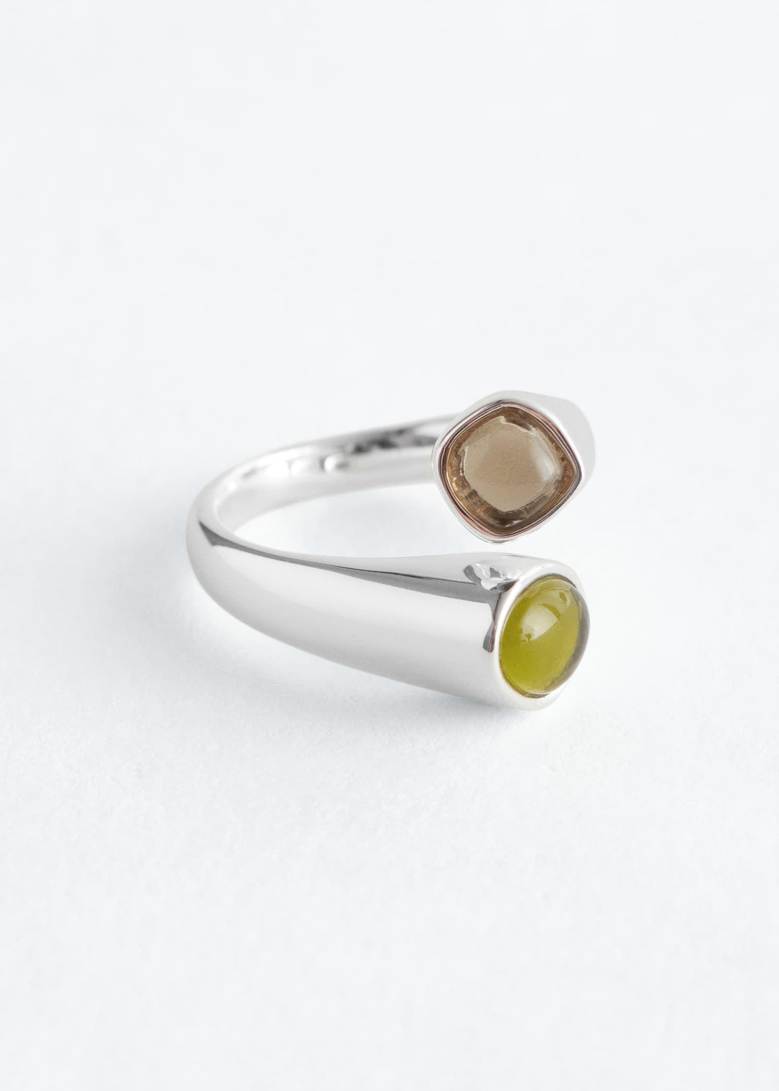 Crystal Wrap Ring - Silver/Gold