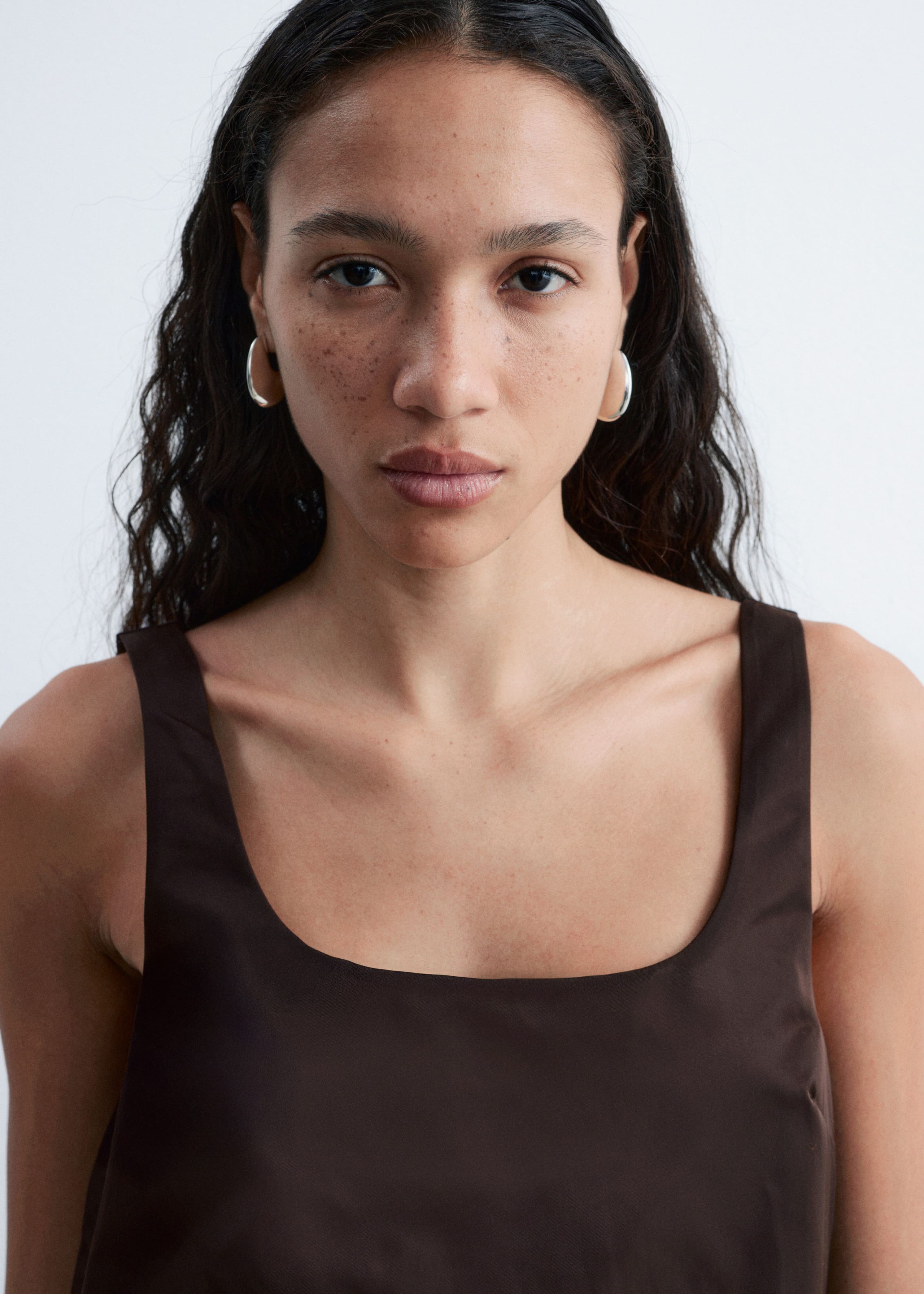 Image of Sculpted Drawstring Mini Dress