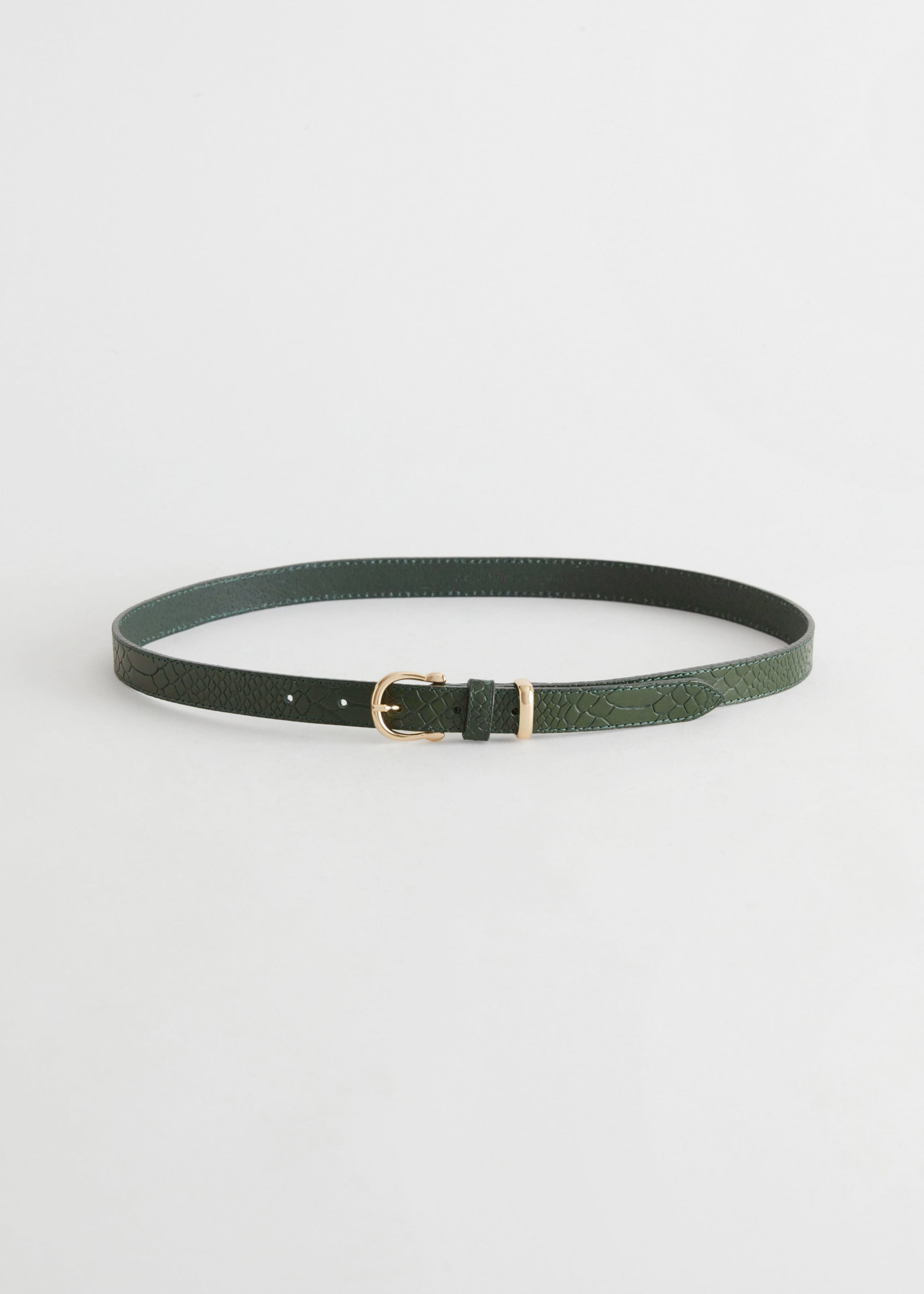 Cintura in pelle - Burgundy - Natura morta