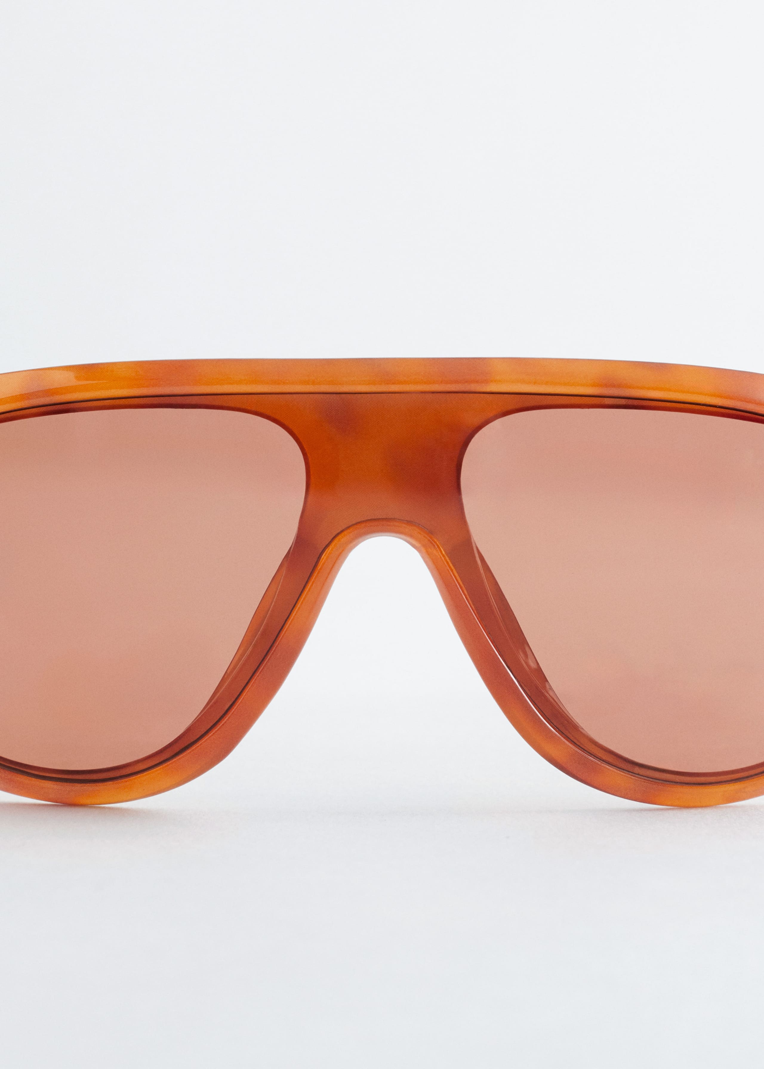 Markante Sonnenbrille mit Pilotenrahmen - {{variantName}} - Beschreibendes Detail