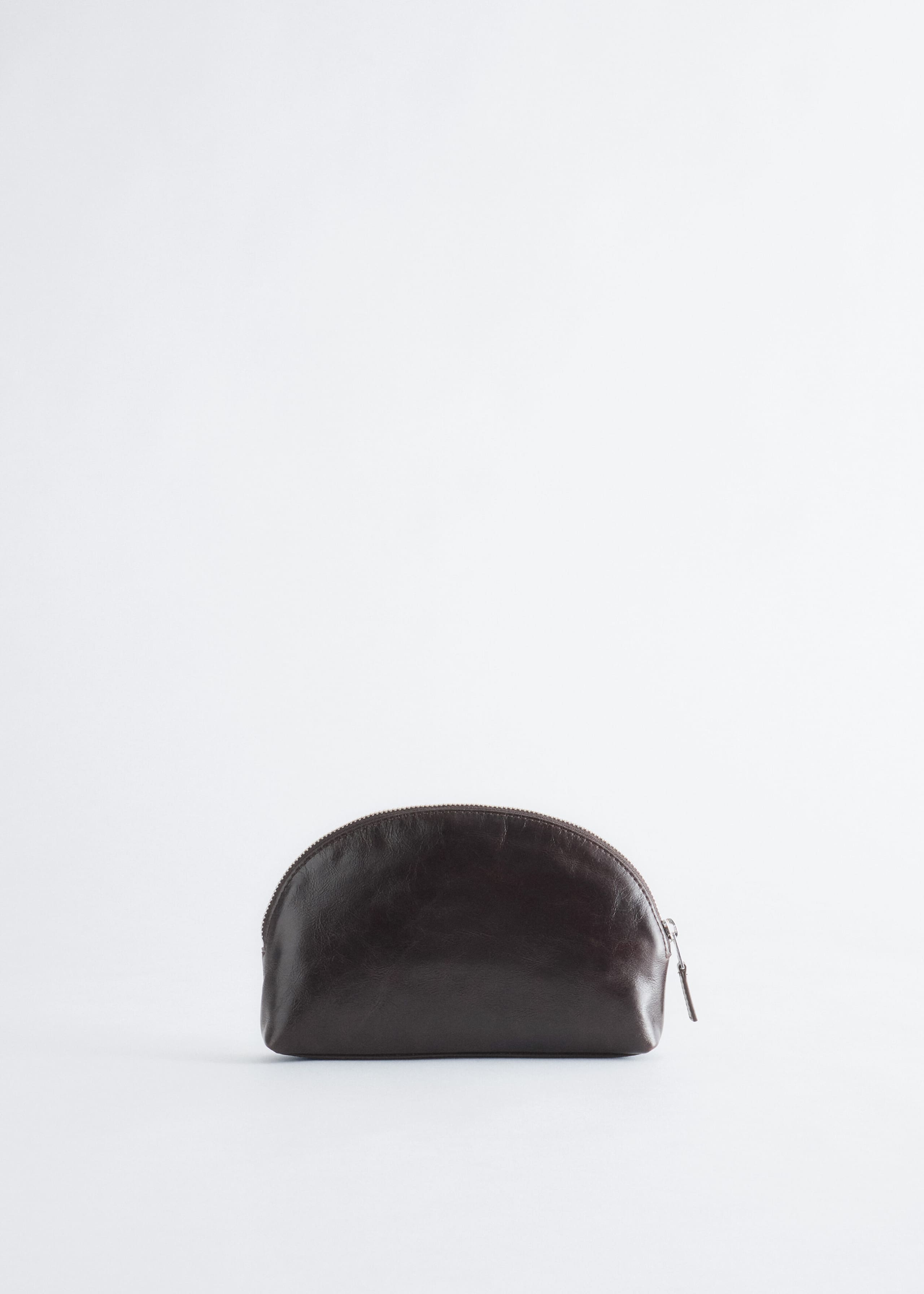 Pochette de maquillage en cuir - Marron foncé - Still Life