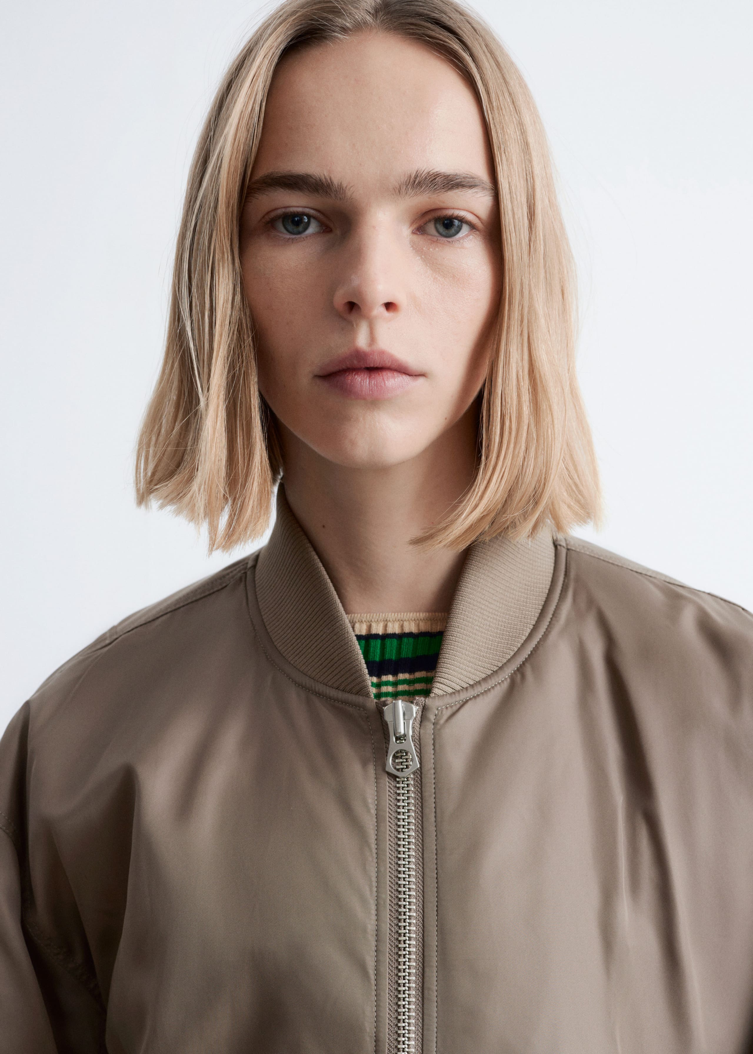 Image of Long Bomber Jacket