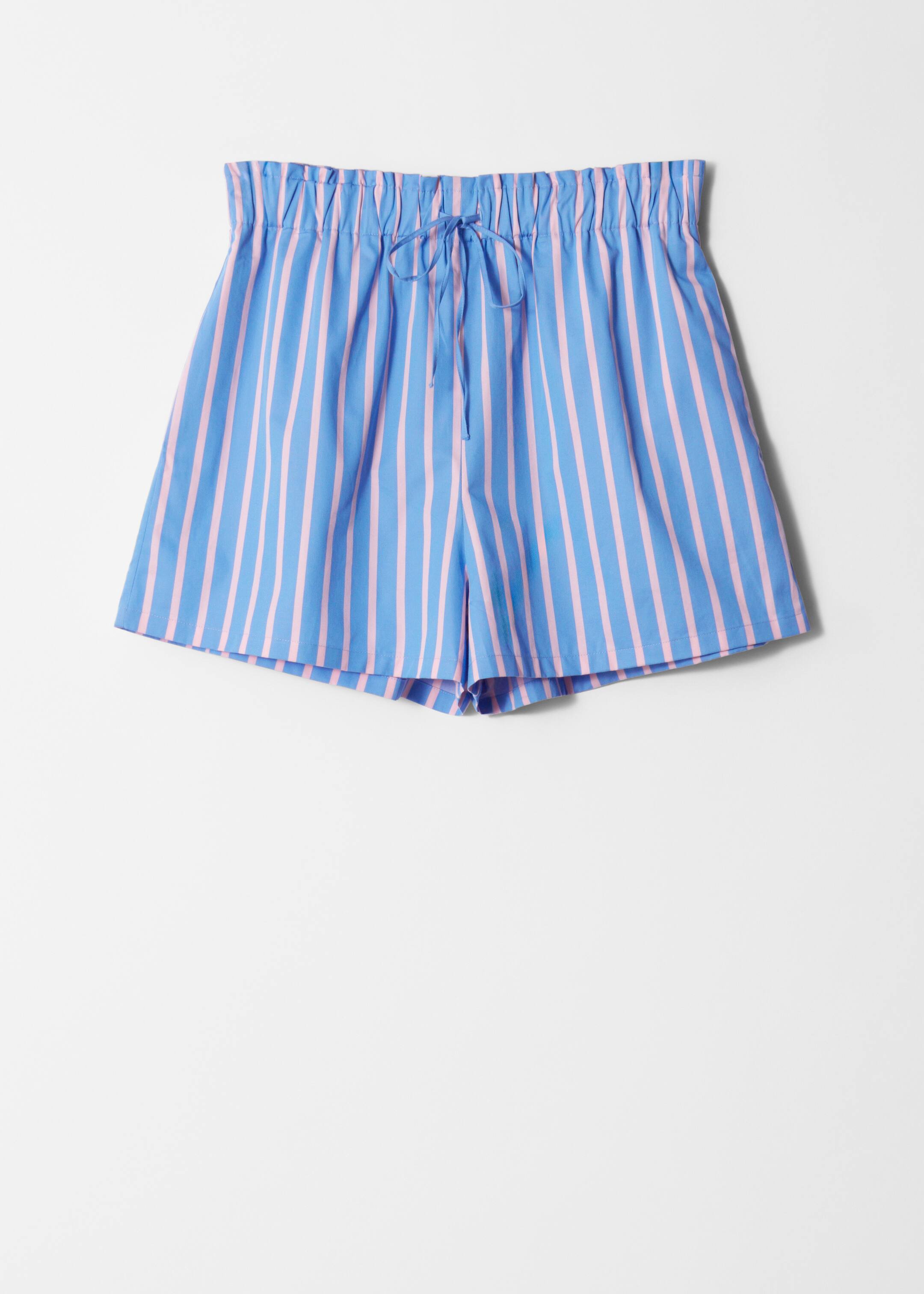 Ingrandisci l'immagine: Drawstring Shorts - Blue/Pink Stripes - DONNA | H&M CH 6