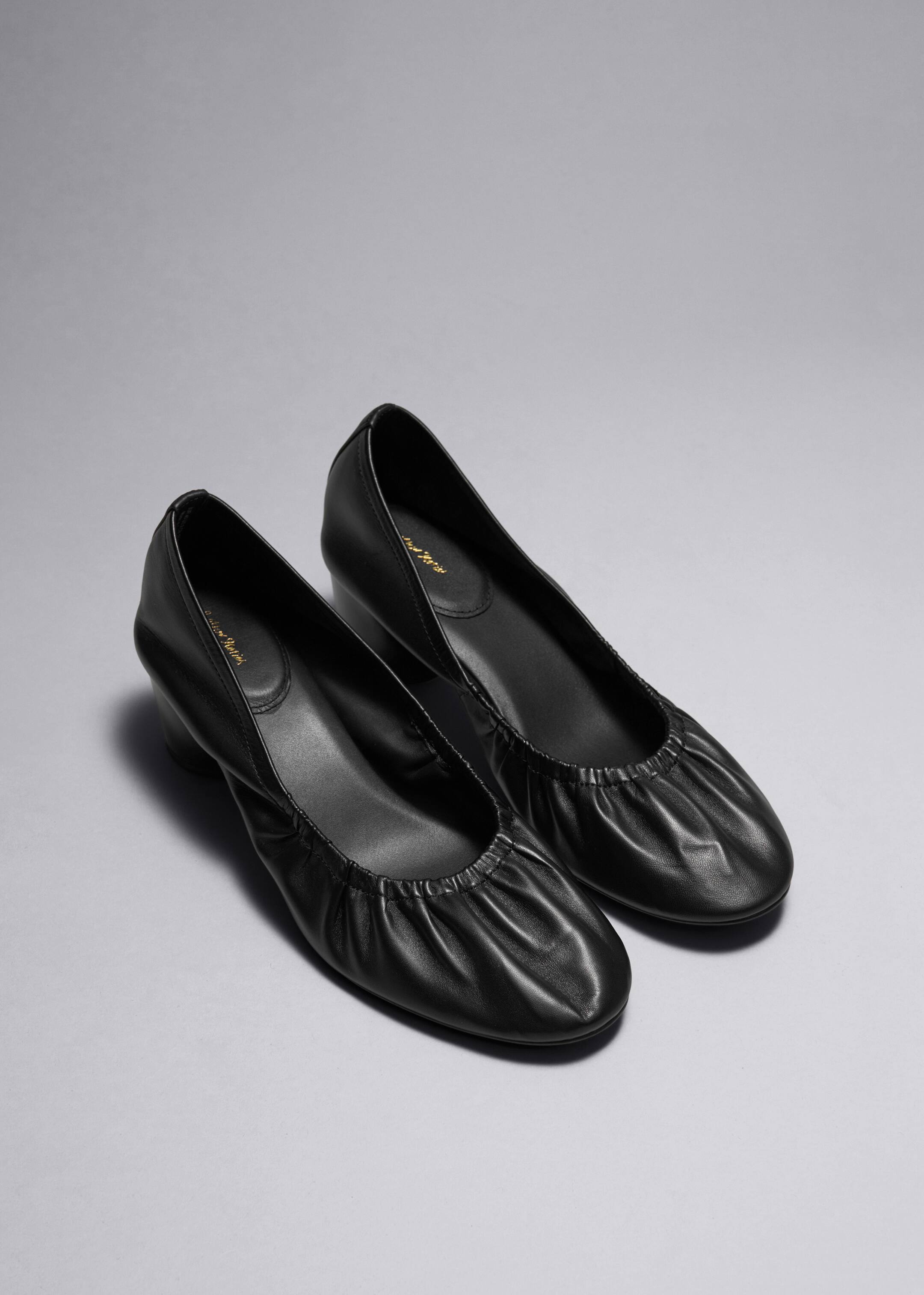 Se større billede: Bløde pumps med blokhæl - Sort - DAME | H&M DK 2