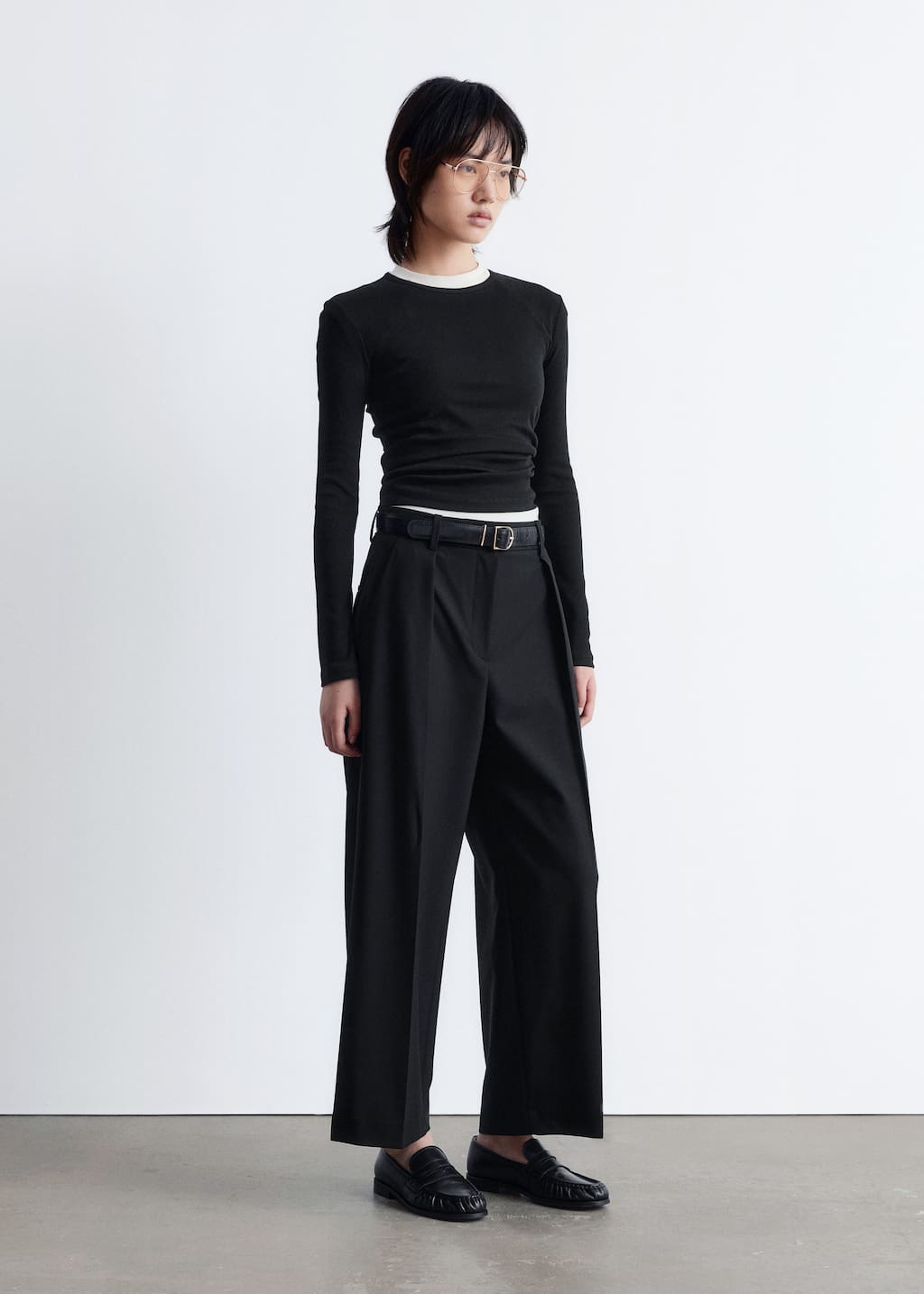 Image of Geripptes Langarmshirt