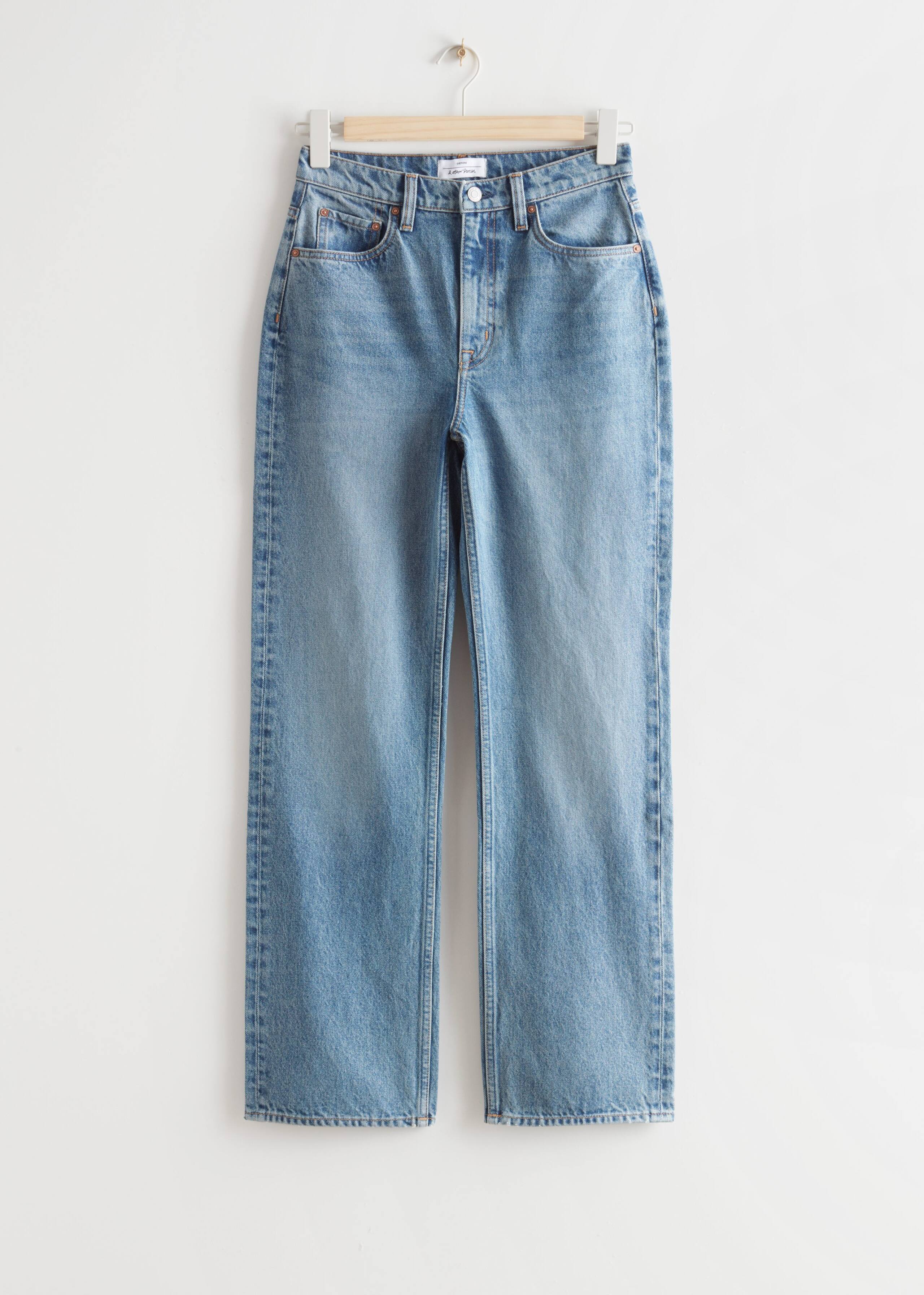 Straight Full Length Jeans - Pale Blue - Bodegón